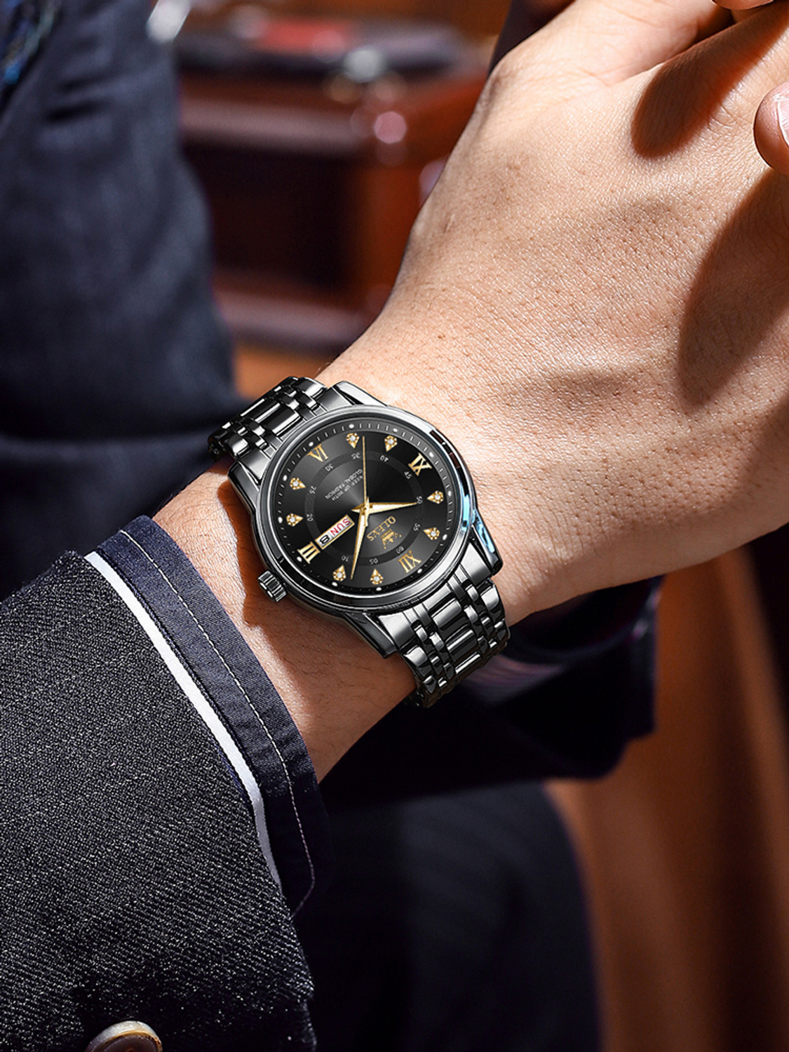 Image of OLEVS Analog Watch - For Men