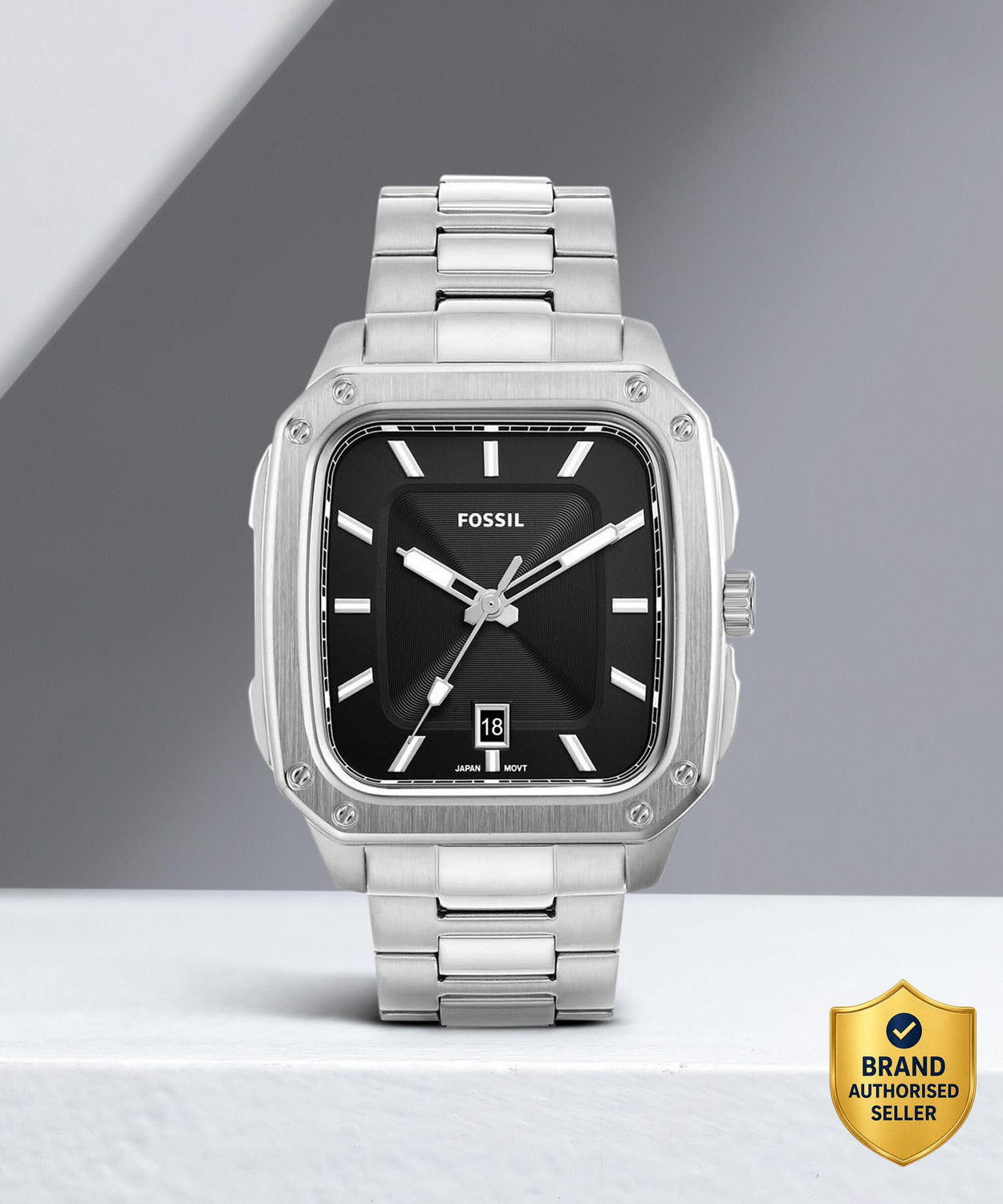 Image of FOSSIL Inscription Inscription Analog Watch - For Men