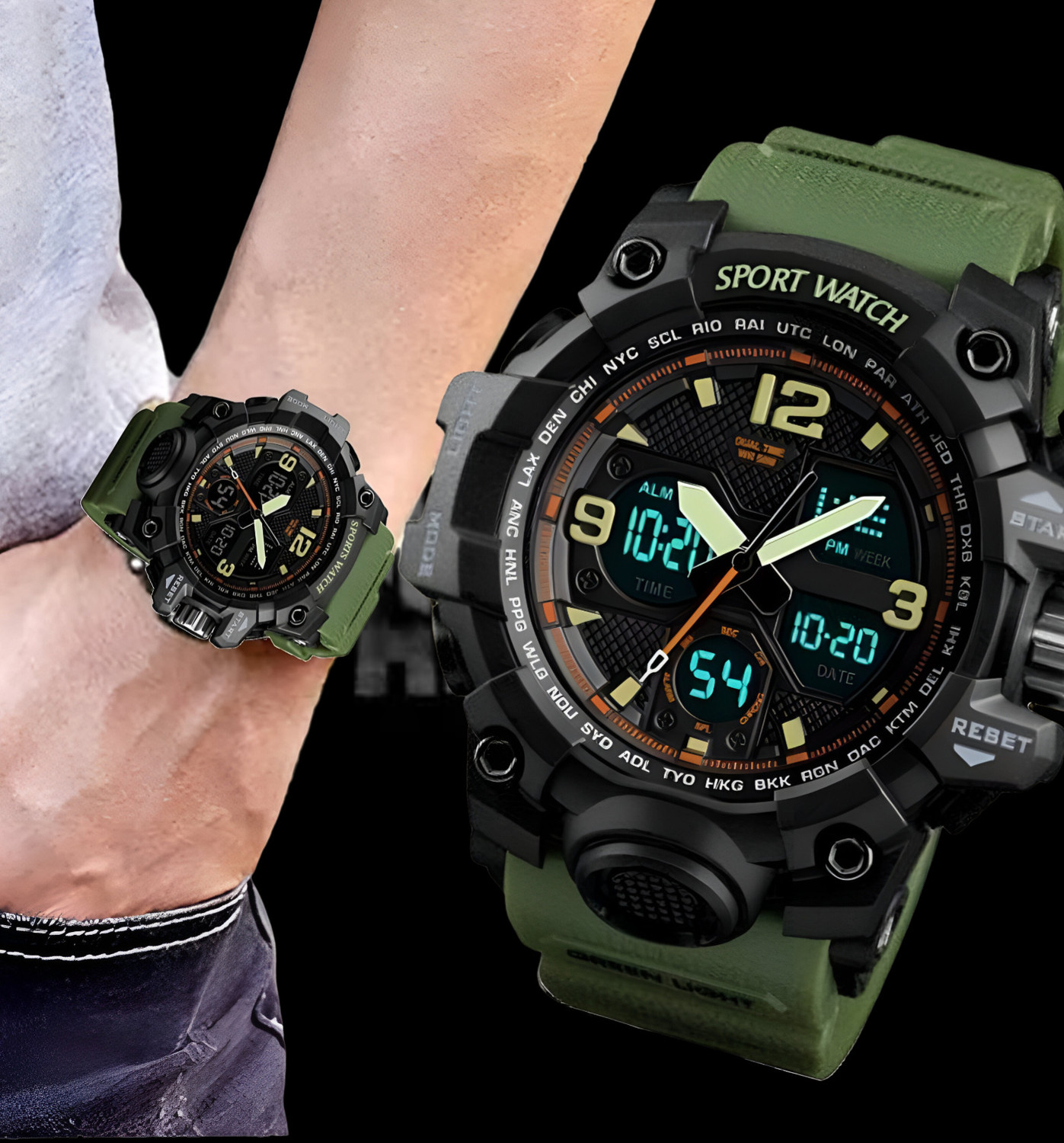 Image of Felizer Watch 1327 Boy Analog-Digital Watch - For Men
