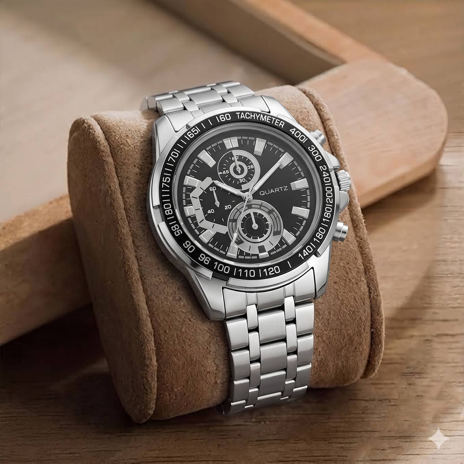 FRK 444111100 Heavy Stainless Tachmeter Watch - Image 2