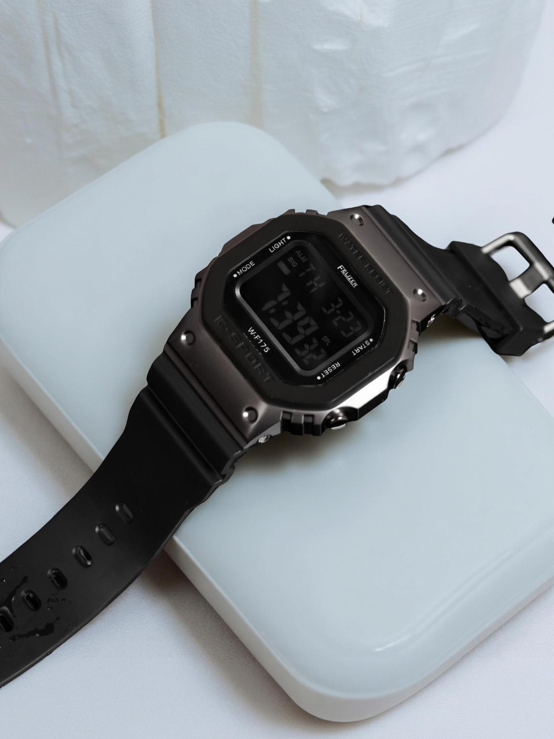 Image of Felizer Ultra Slim Square Digital Watch with Date Display Digital Watch - For Boys