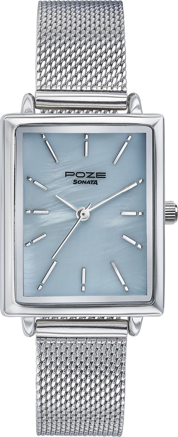 Image of SONATA Poze - Metal Analog Watch - For Women