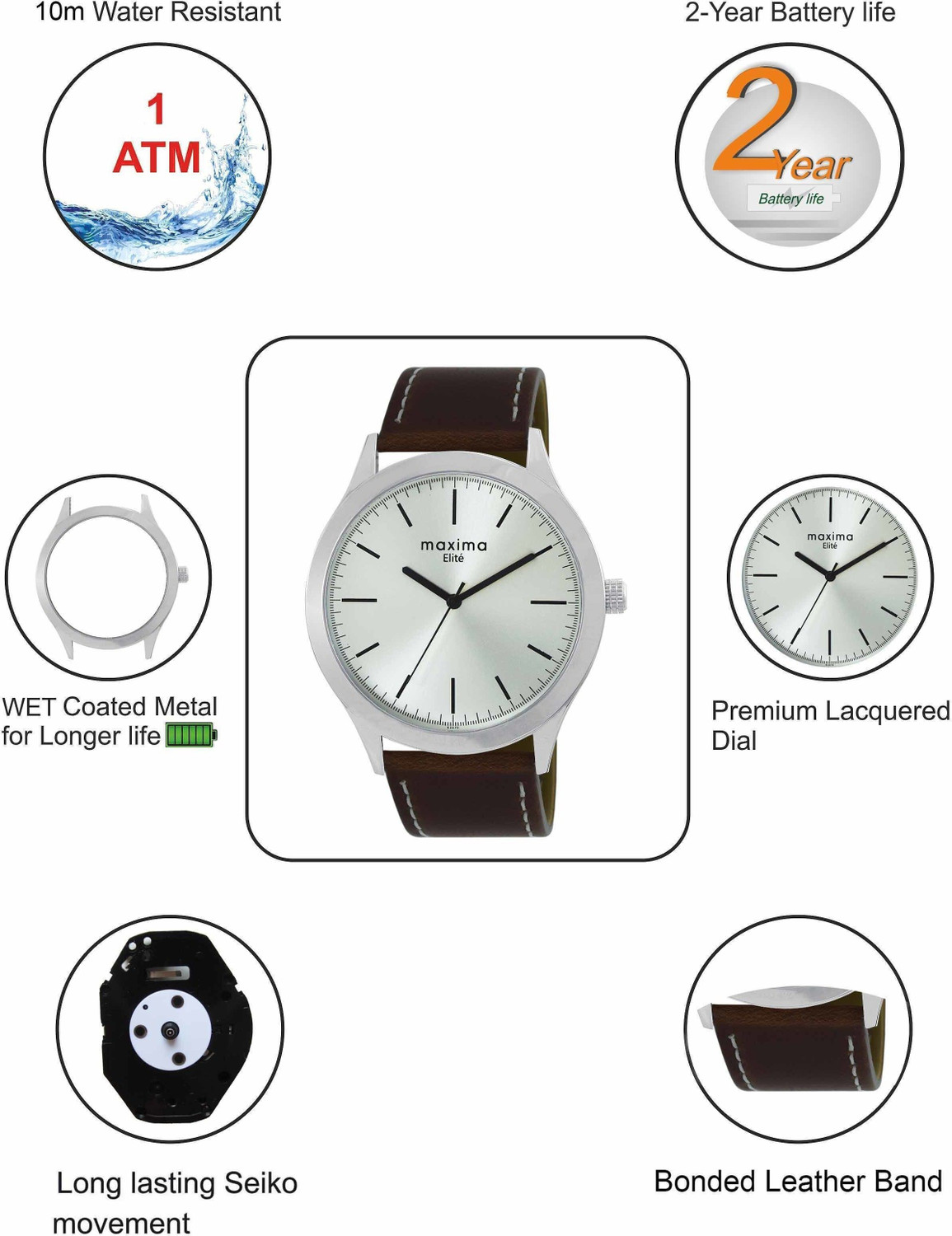 Image of MAXIMA Elite Maxima Analog Watch - For Men