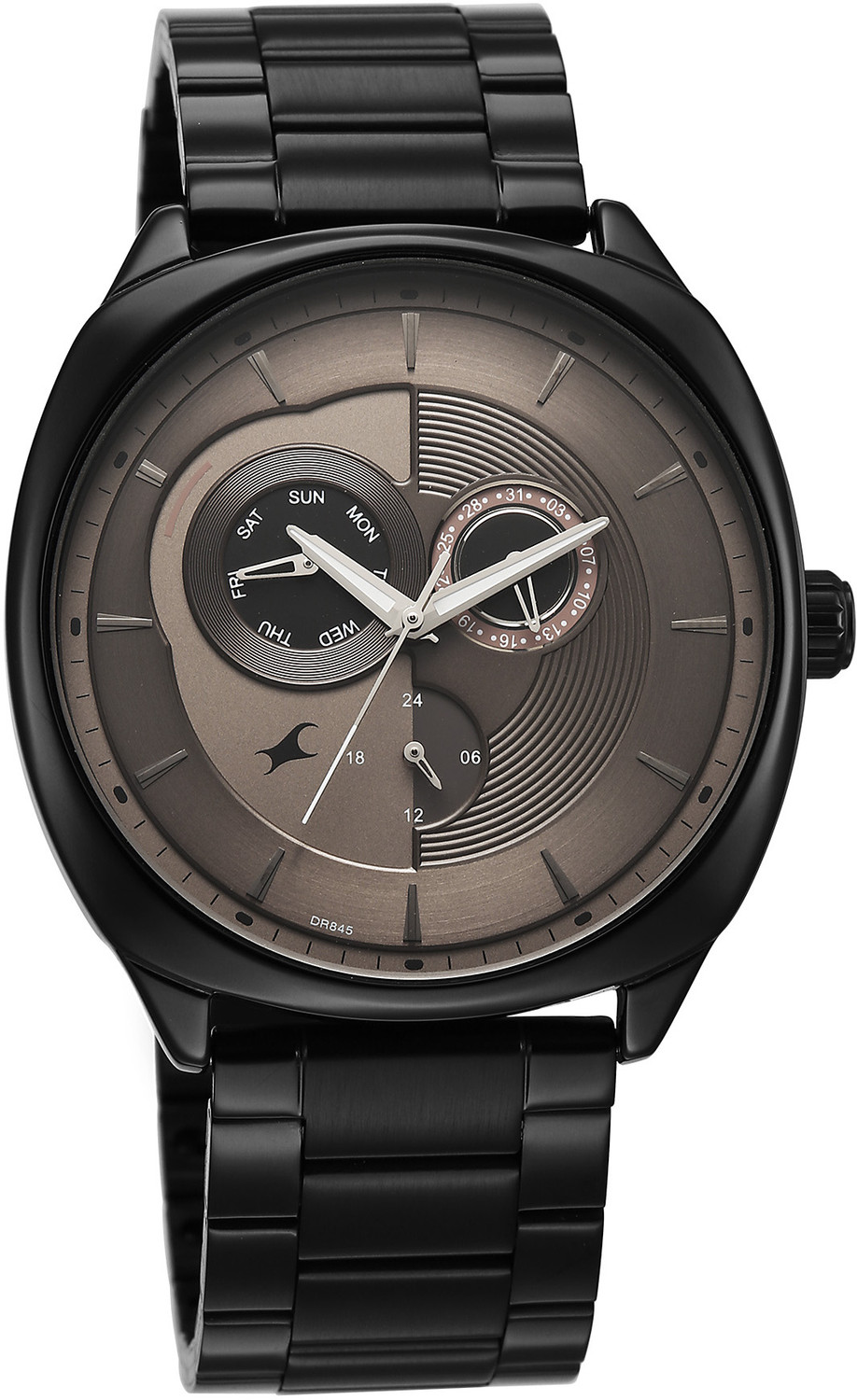 Fastrack Tik Tok 5.0 Fastrack Tik Tok 5.0 Quartz Grey Brown Shaped Dial ...