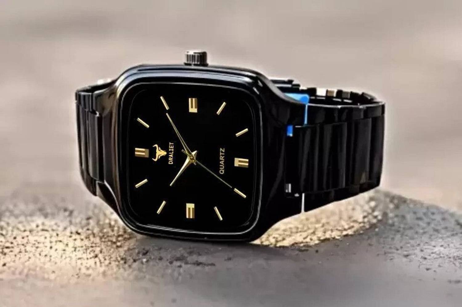 DRALIET RD-9102 Square Analog Quartz Watch - Image 4