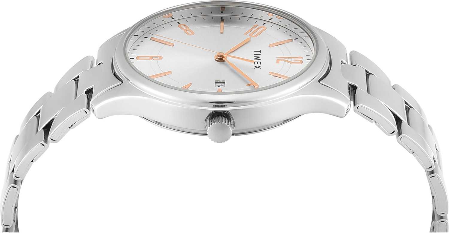 Image of TIMEX Silver Date Dial Analog Watch - For Men