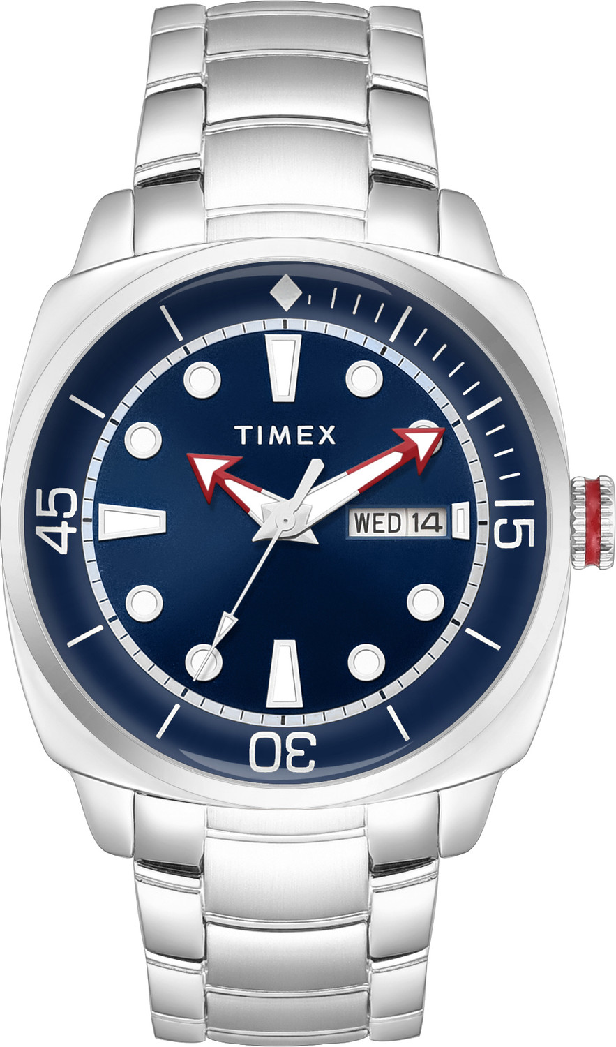 Image of TIMEX Day-Date, Blue Dial Analog Watch - For Men