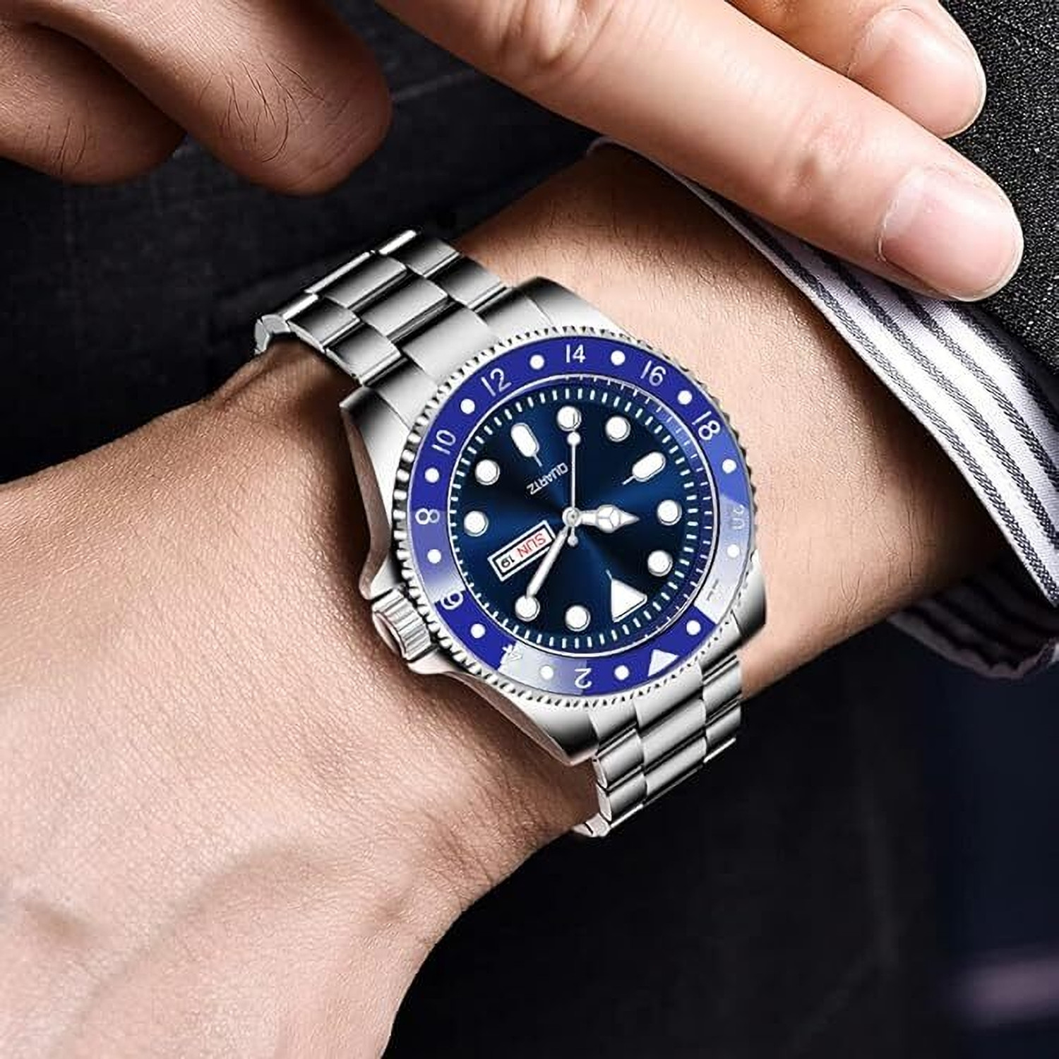 Image of FIXI MR 104 BLUE Analog Watch - For Men