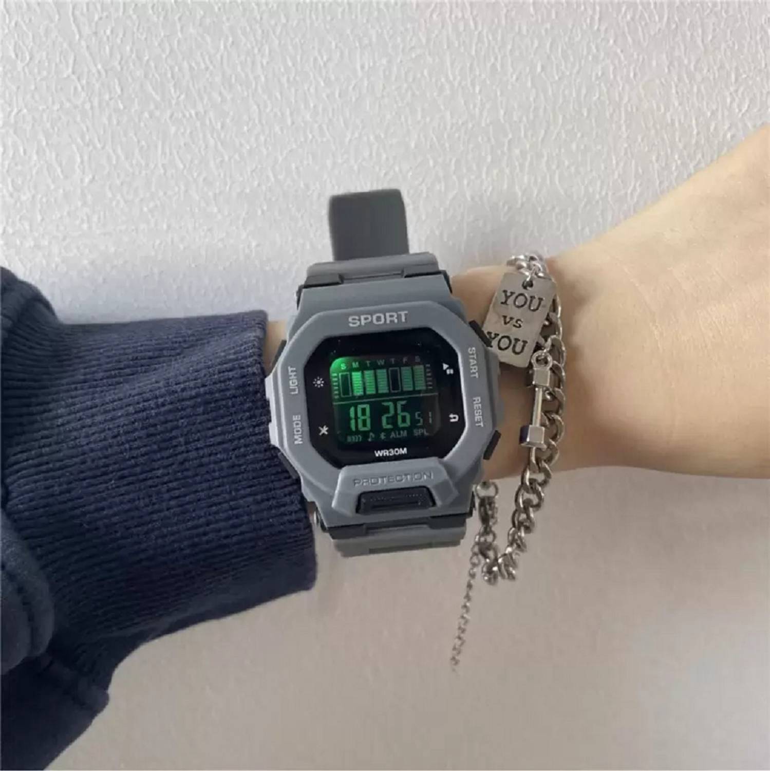 Good Friend Silicone Strap LED Digital Watch - Image 4