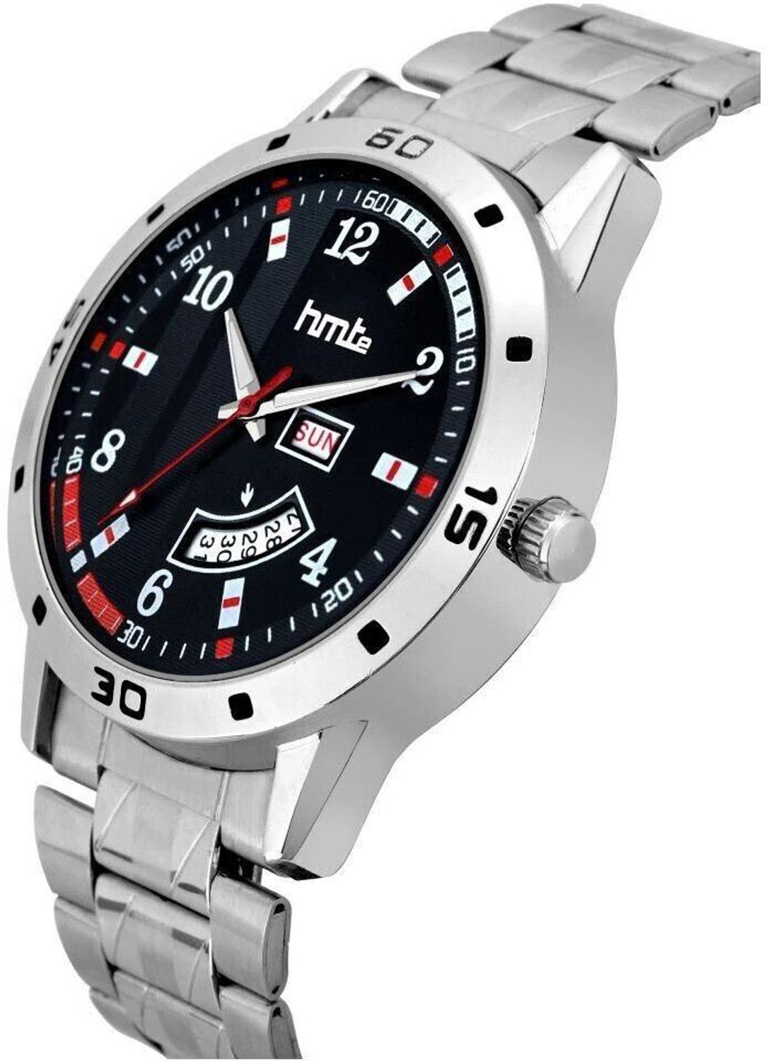 Image of hmte HM-8072 Day&Date Series Analog Watch - For Men
