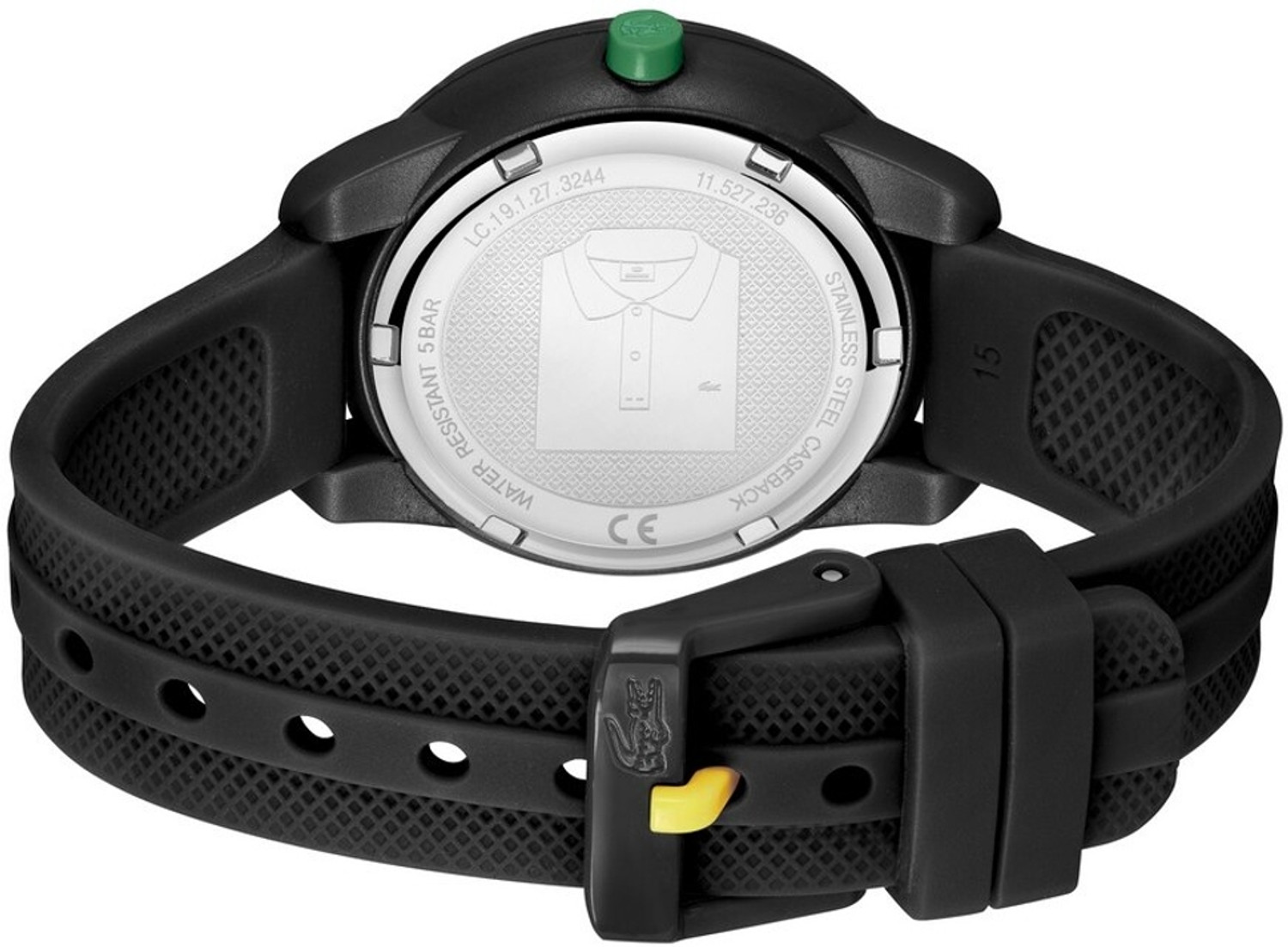 Image of LACOSTE Mini Tennis Lacoste Mini Tennis Qtz Basic Black Round Dial Kids Watch / Analog Watch - For Boys & Girls