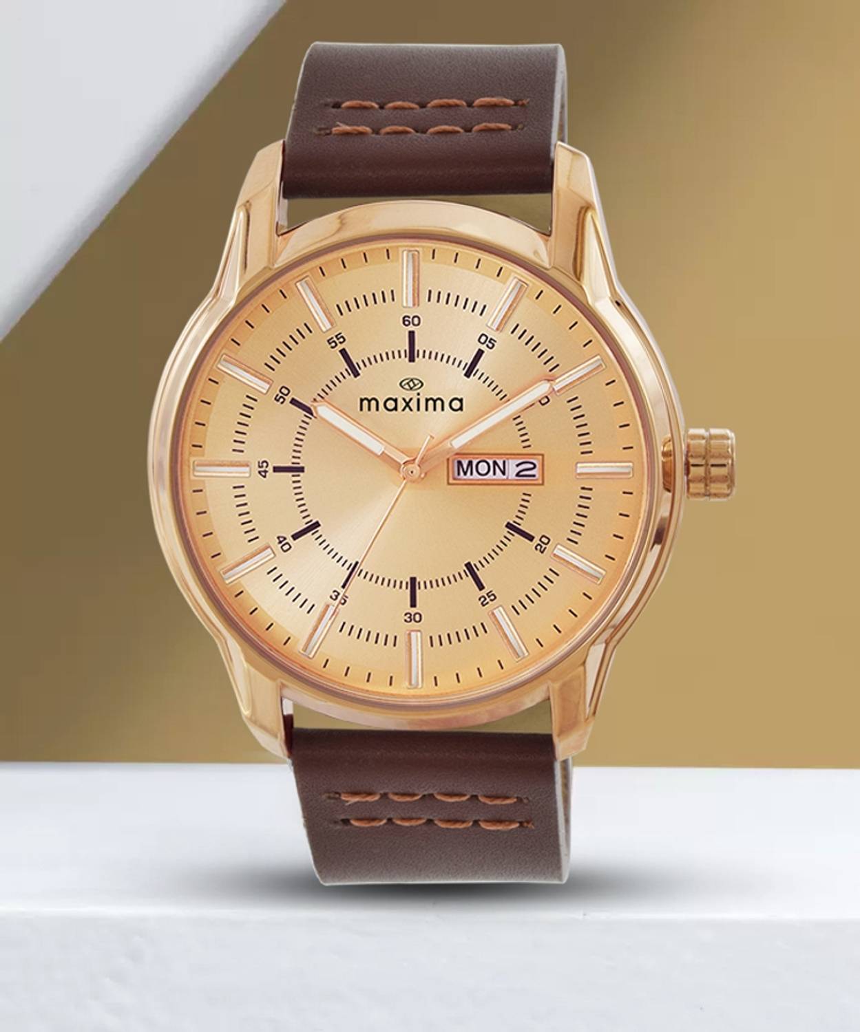 MAXIMA Attivo Rose Gold Analog Watch - Men - Image 2