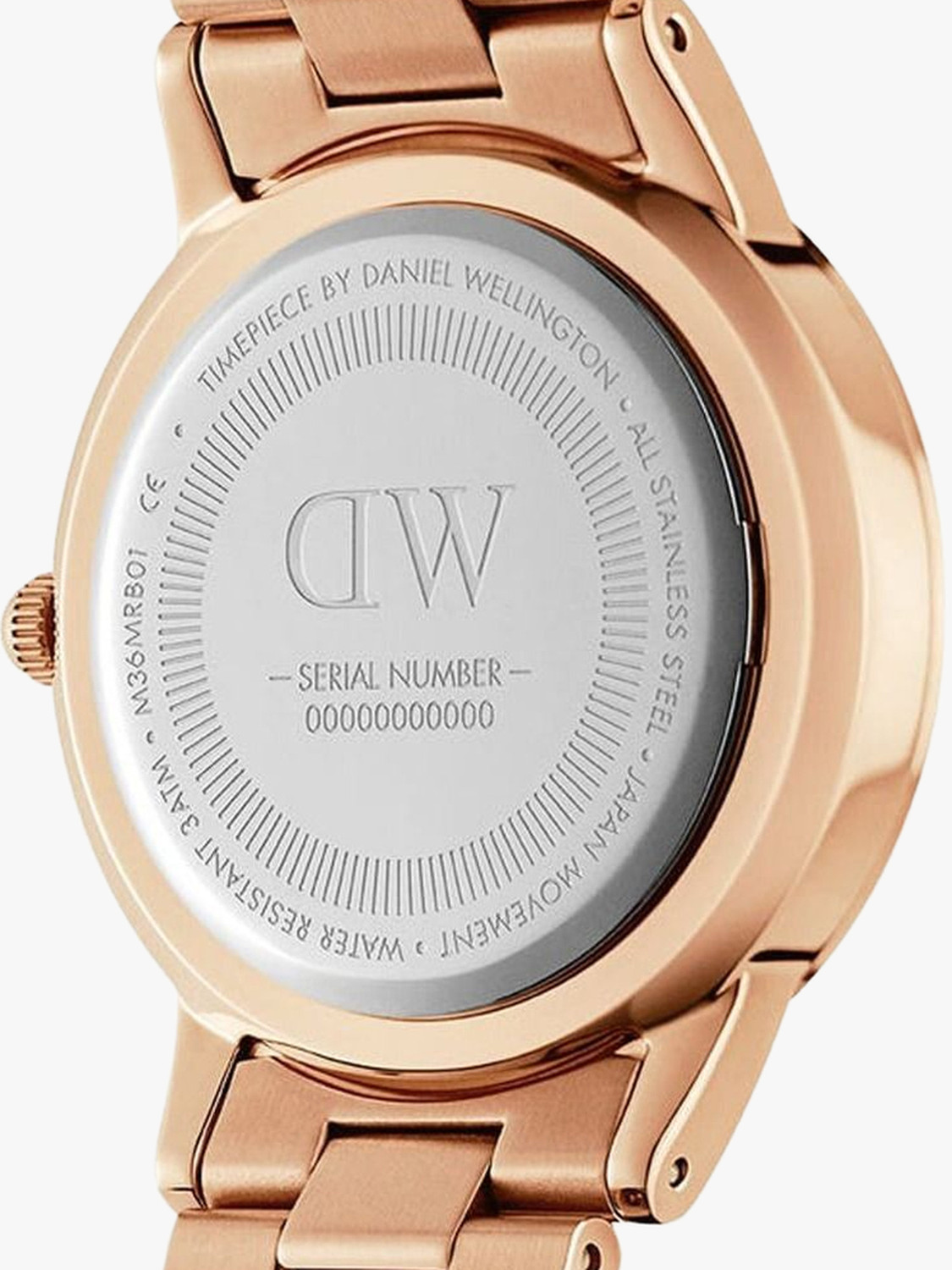 Image of DANIEL WELLINGTON Iconic Link Emerald 36mm Green Dial Analog Watch - For Men & Women
