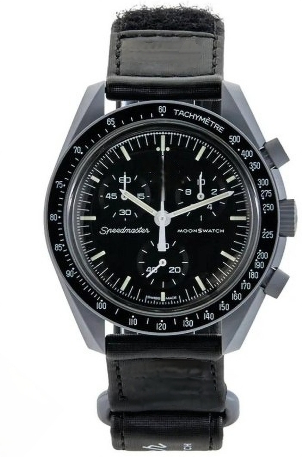 Image of Fiveyearwarrant Mission moon swomega5 Missions Analog Watch - For Men