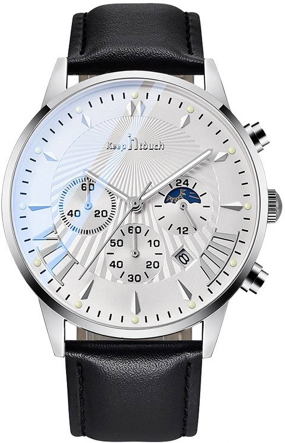 Keep n Touch KnT-1022 Men's Silver Watch - Image 1