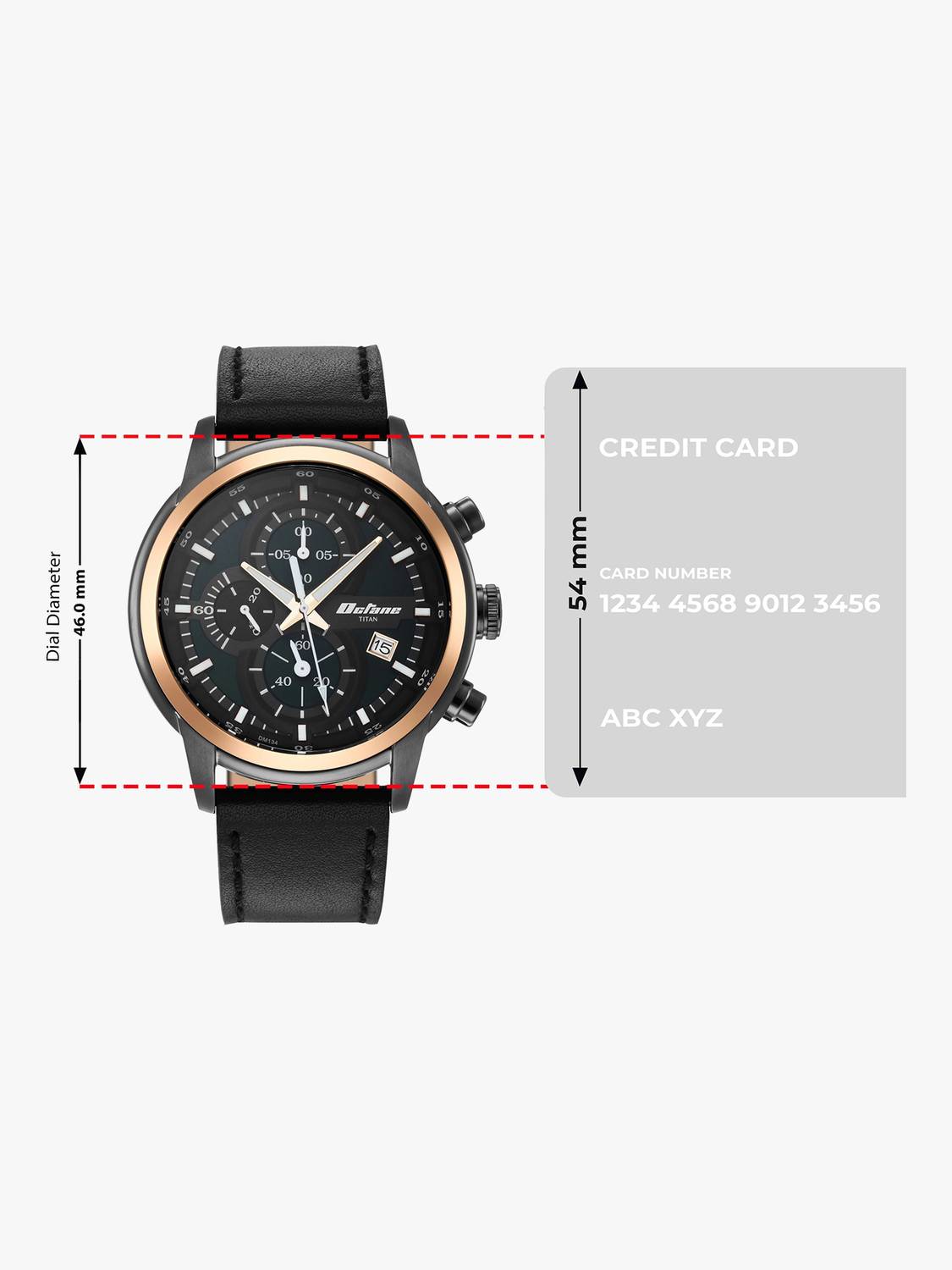 Titan Titan Octane Chronograph Forest Green Dial Black
