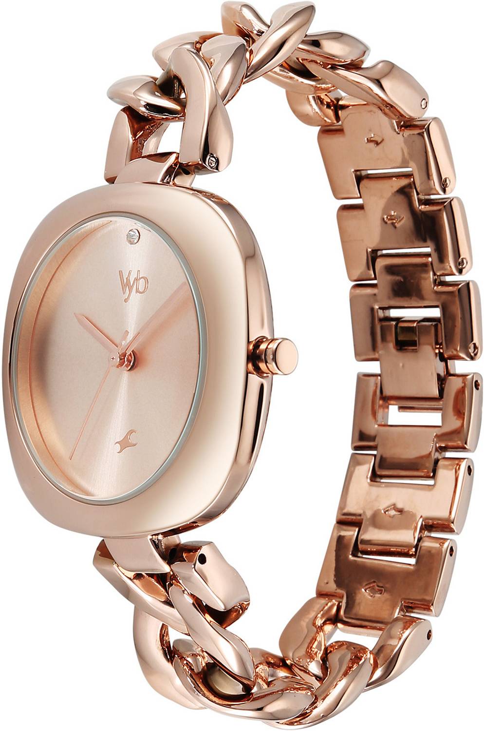 Fastrack Vyb Spotlight Rose Gold Watch - Women - Image 3