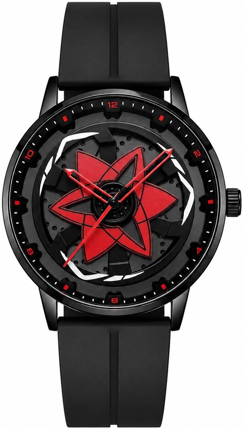 MIVAAN Silicon Wheel Analog Watch For Men - Image 1