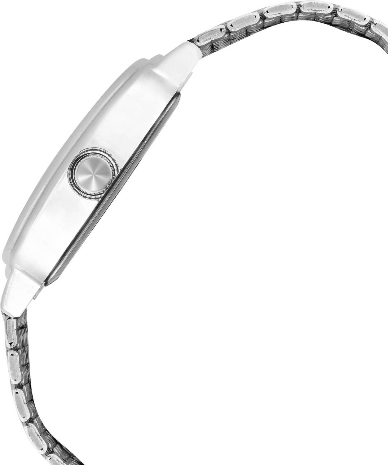 JAINX Black Square Dial Steel Chain Vintage Analog Watch - Image 5