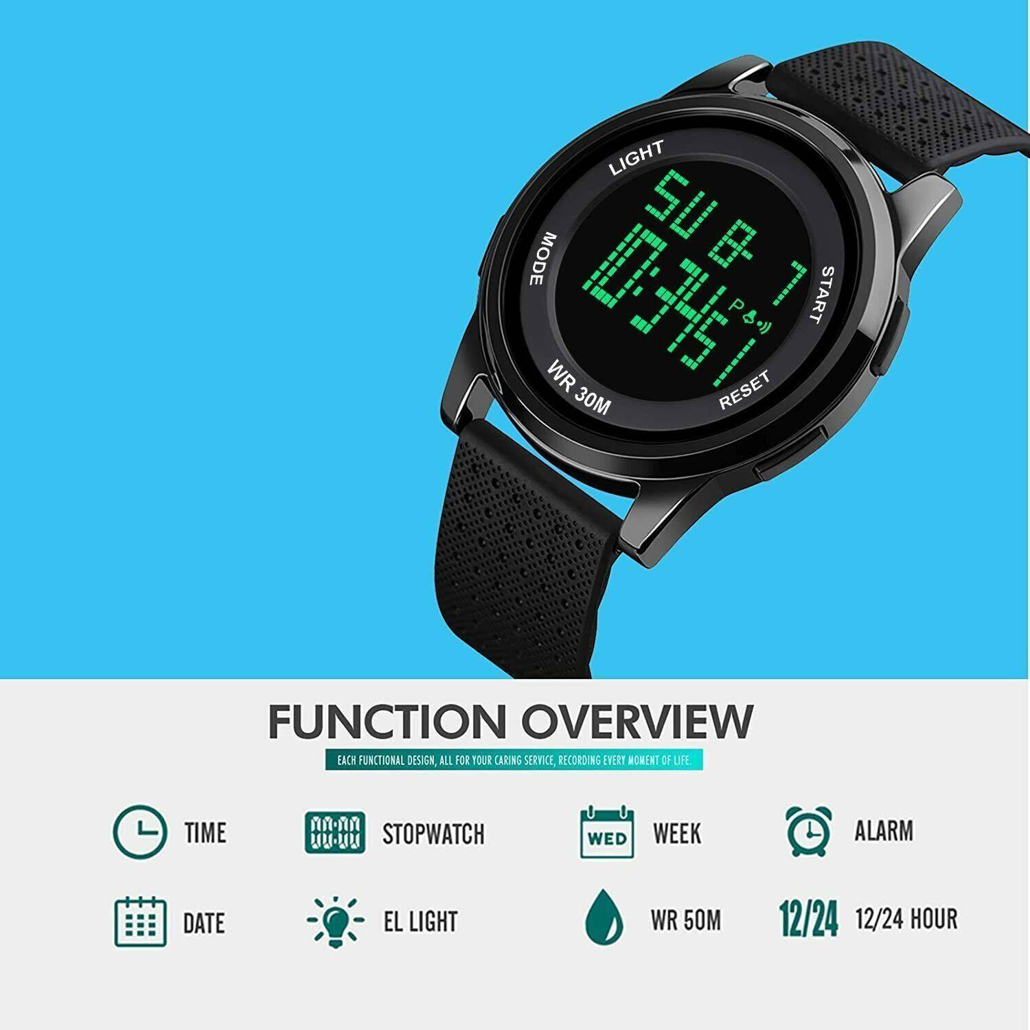 DREALEX 3ATM Waterproof Sports Digital Watch - Image 4