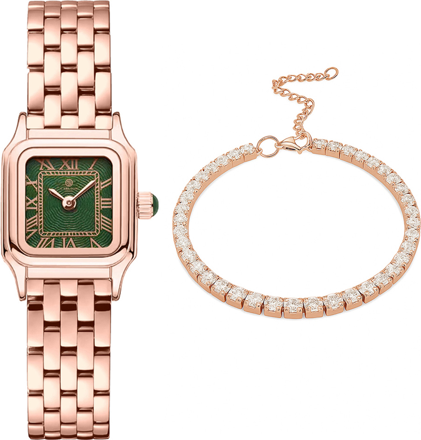 Image of CARLTON LONDON CLWWS-01 Chloe Mini Dial Analog Watch - For Women