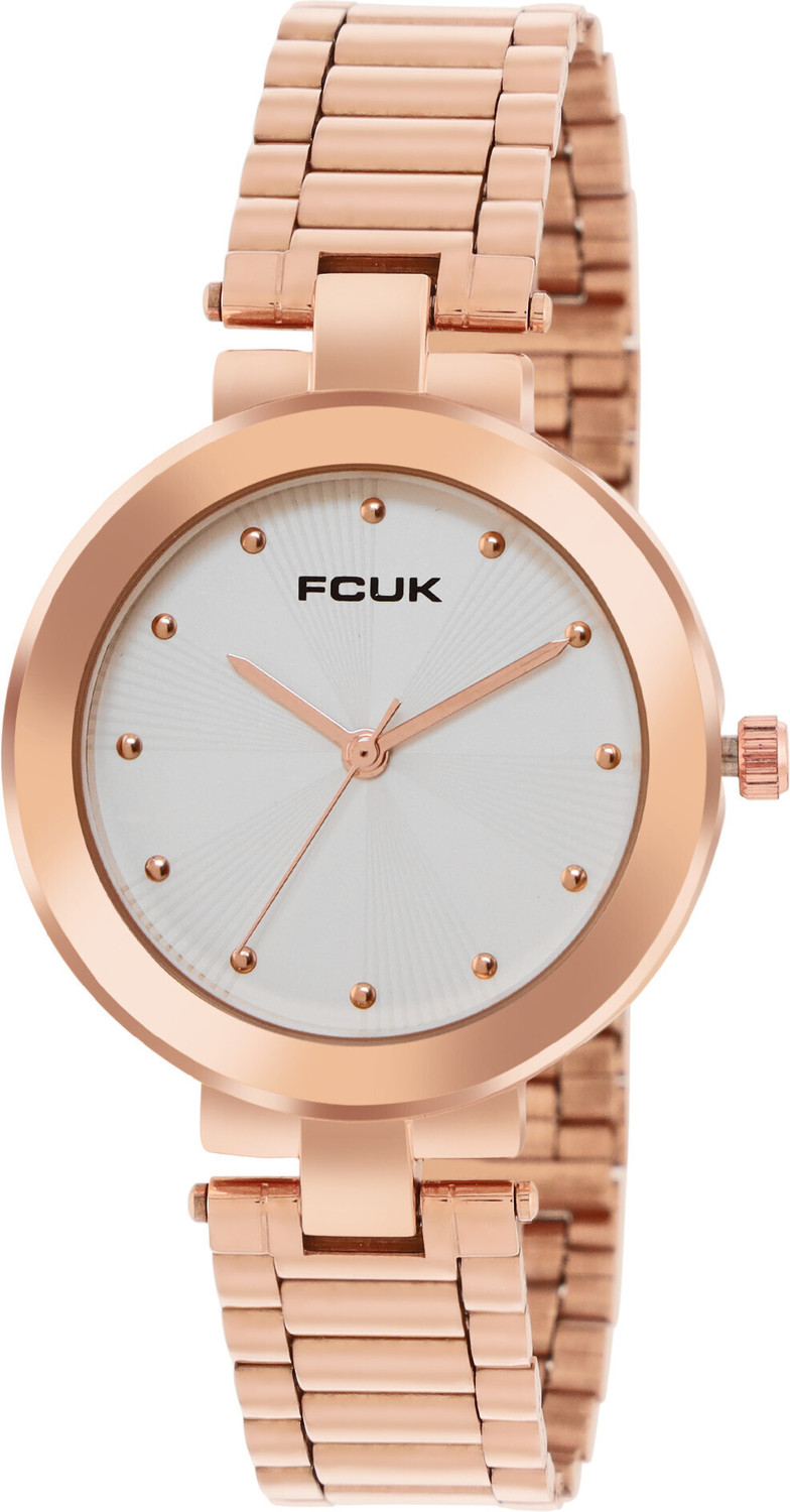 Image of FCUK Women White Dial Round FK00028A Analog Watch - For Women FK00028A