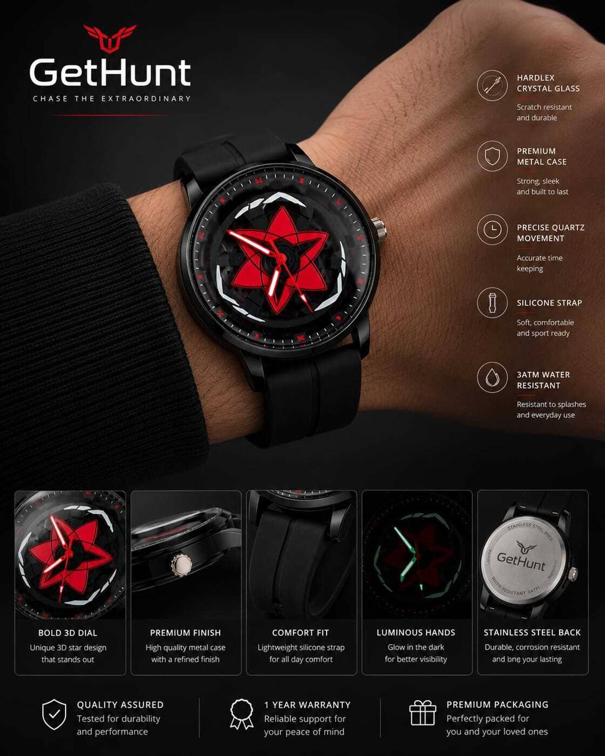 GETHUNT Wheel Strap Watch - Image 3