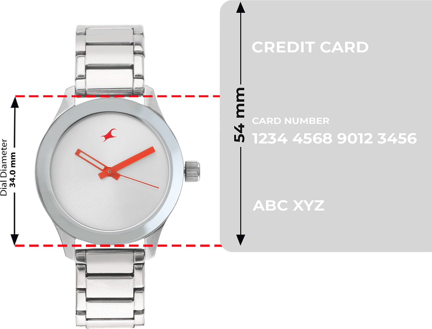 Image of Fastrack Monochrome Analog Watch - For Women