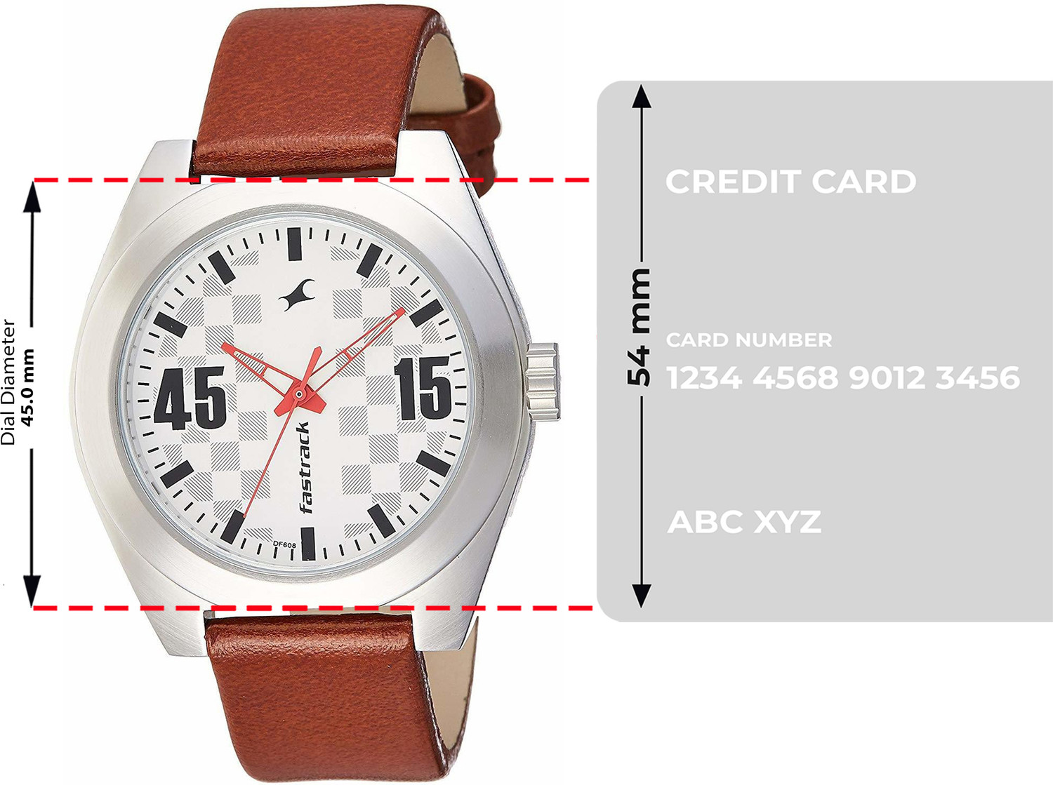 Image of Fastrack Checkmate Analog Watch - For Men NN3110SL01