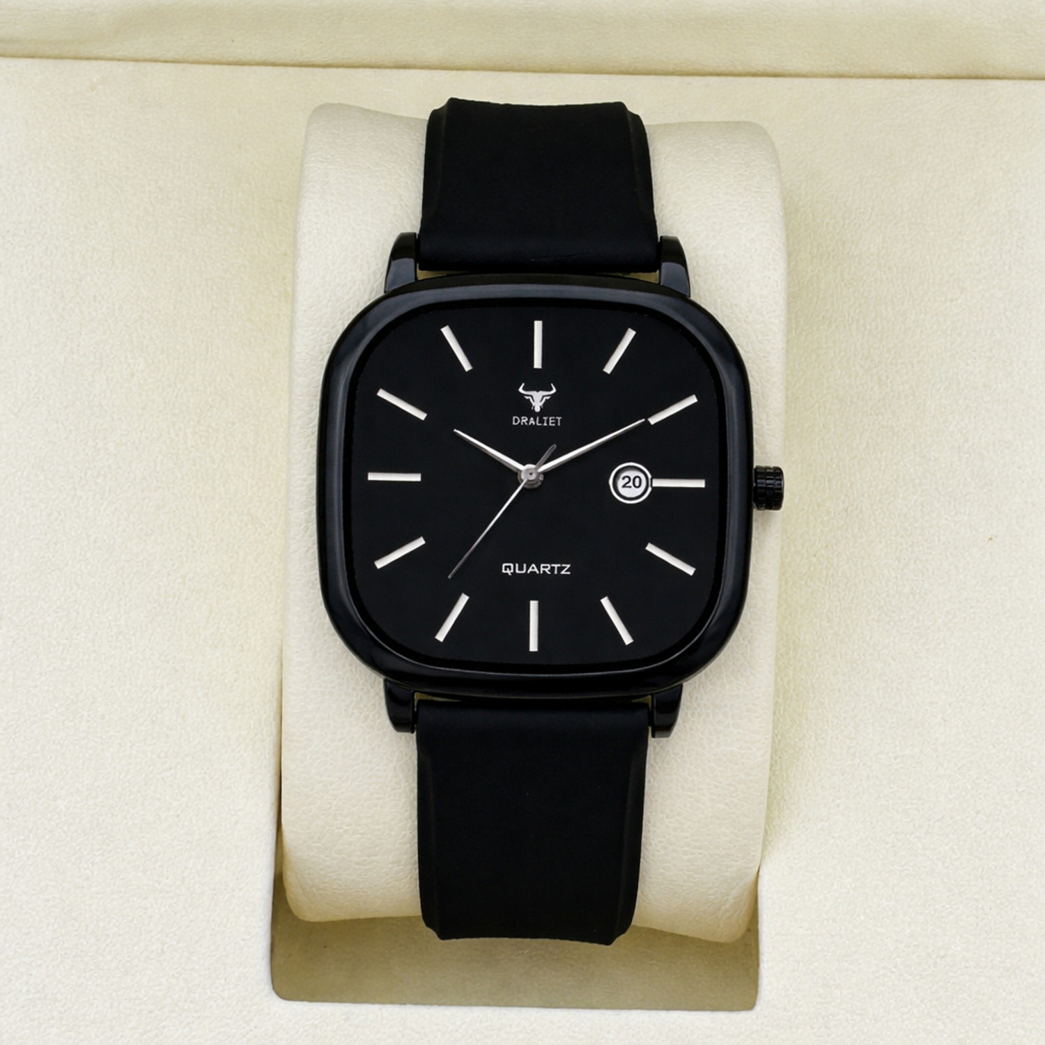 Image of DRALIET RD-9102 Elegant Series Square Quartz For Boys Analog Watch - For Men