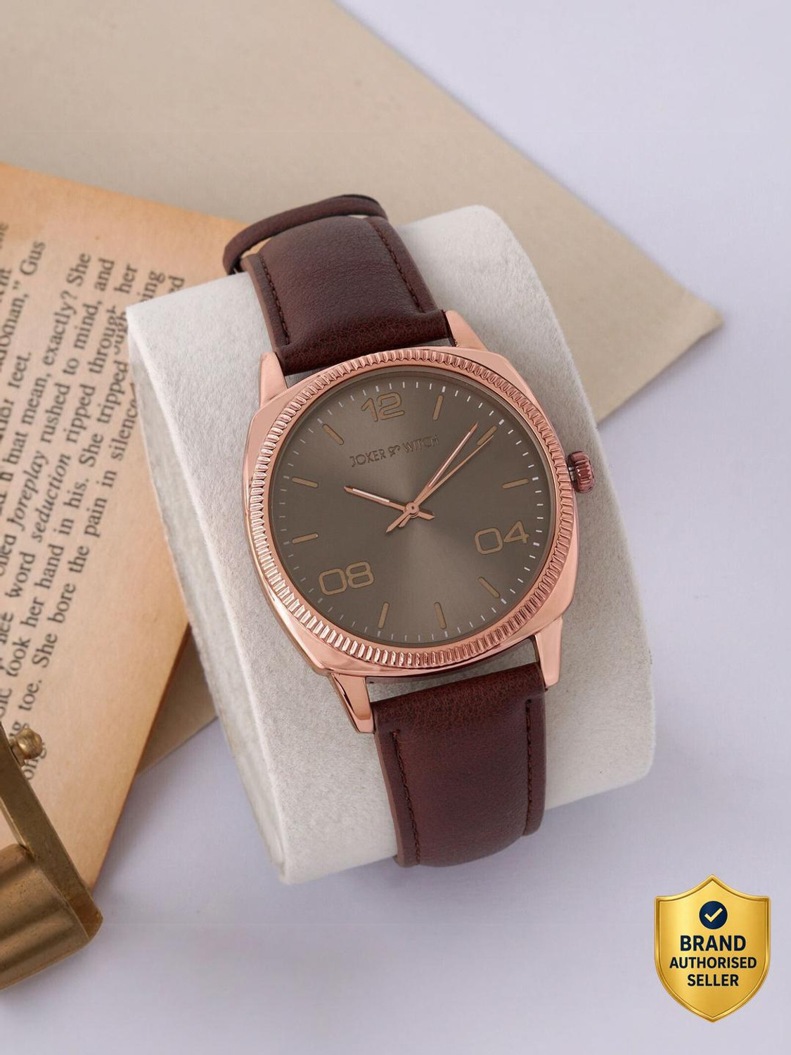 Image of Fastrack Vyb Aurora Fastrack Vyb Aurora Quartz Purple Dial Rose Gold Strap Analog Watch - For Women