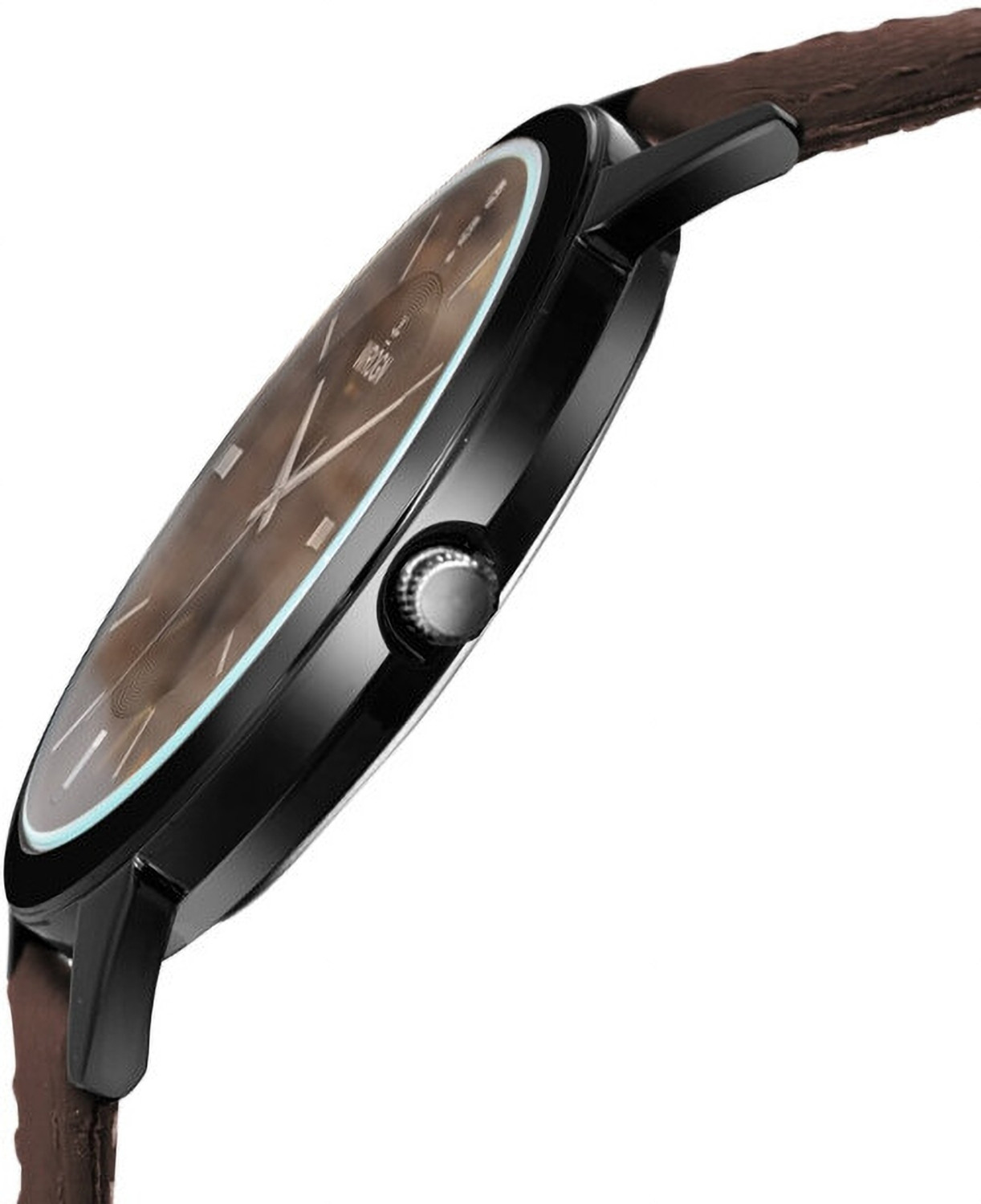 Image of WROGN Men Printed Dial & Leather Straps Analogue Watch Analog Watch - For Men