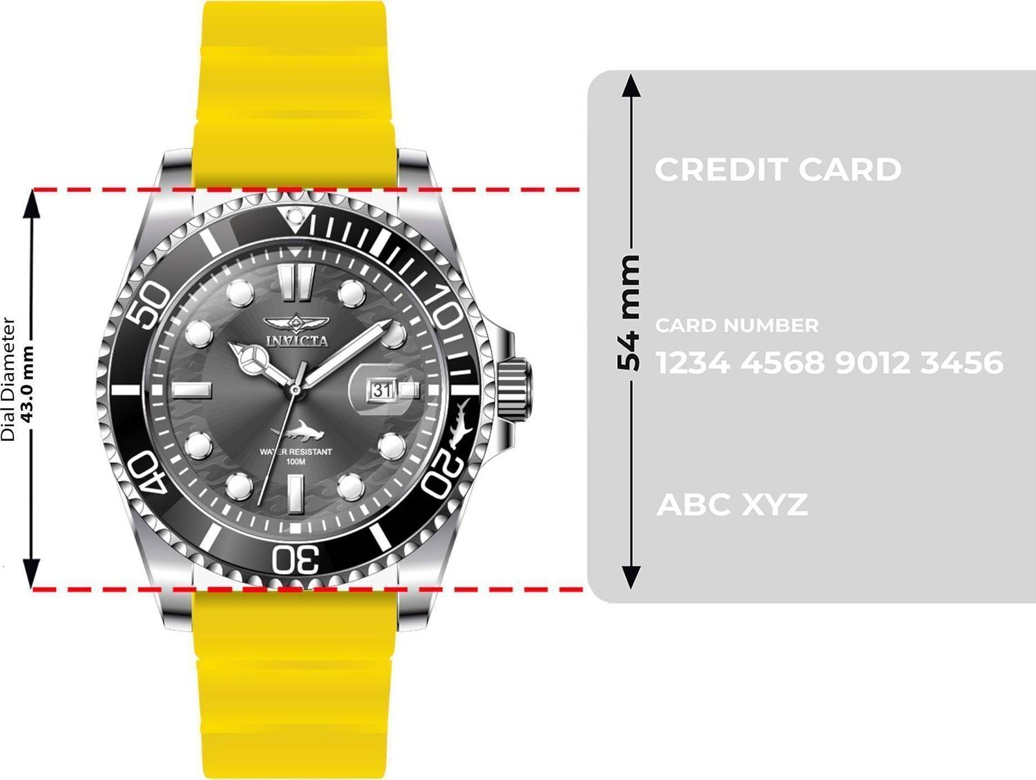 INVICTA 47163 Pro Diver Charcoal Dial Analog Watch - For Men - Buy 