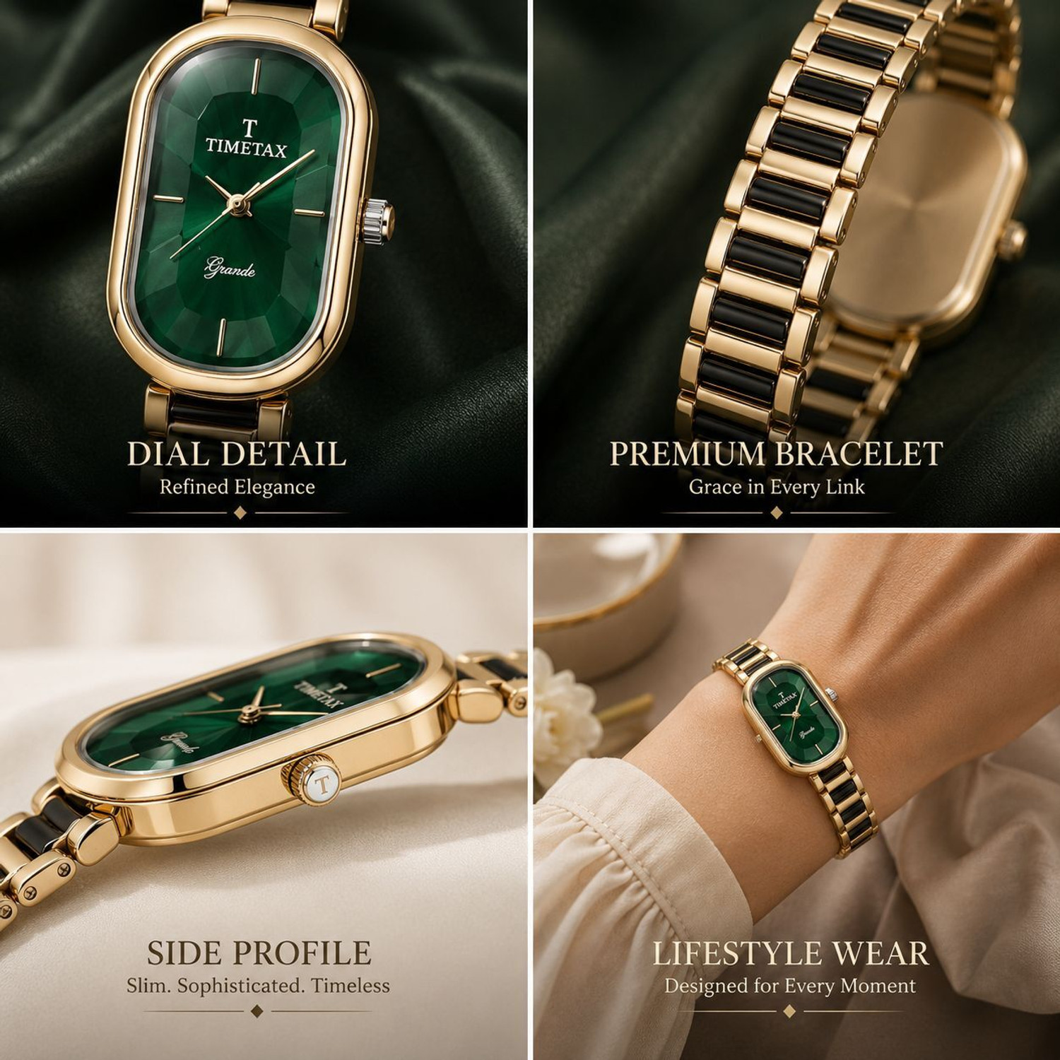 Image of SHINE AURA Timetax Elegance Collection Model Name Timeta Timetax Elegance Collection Analog Watch - For Women