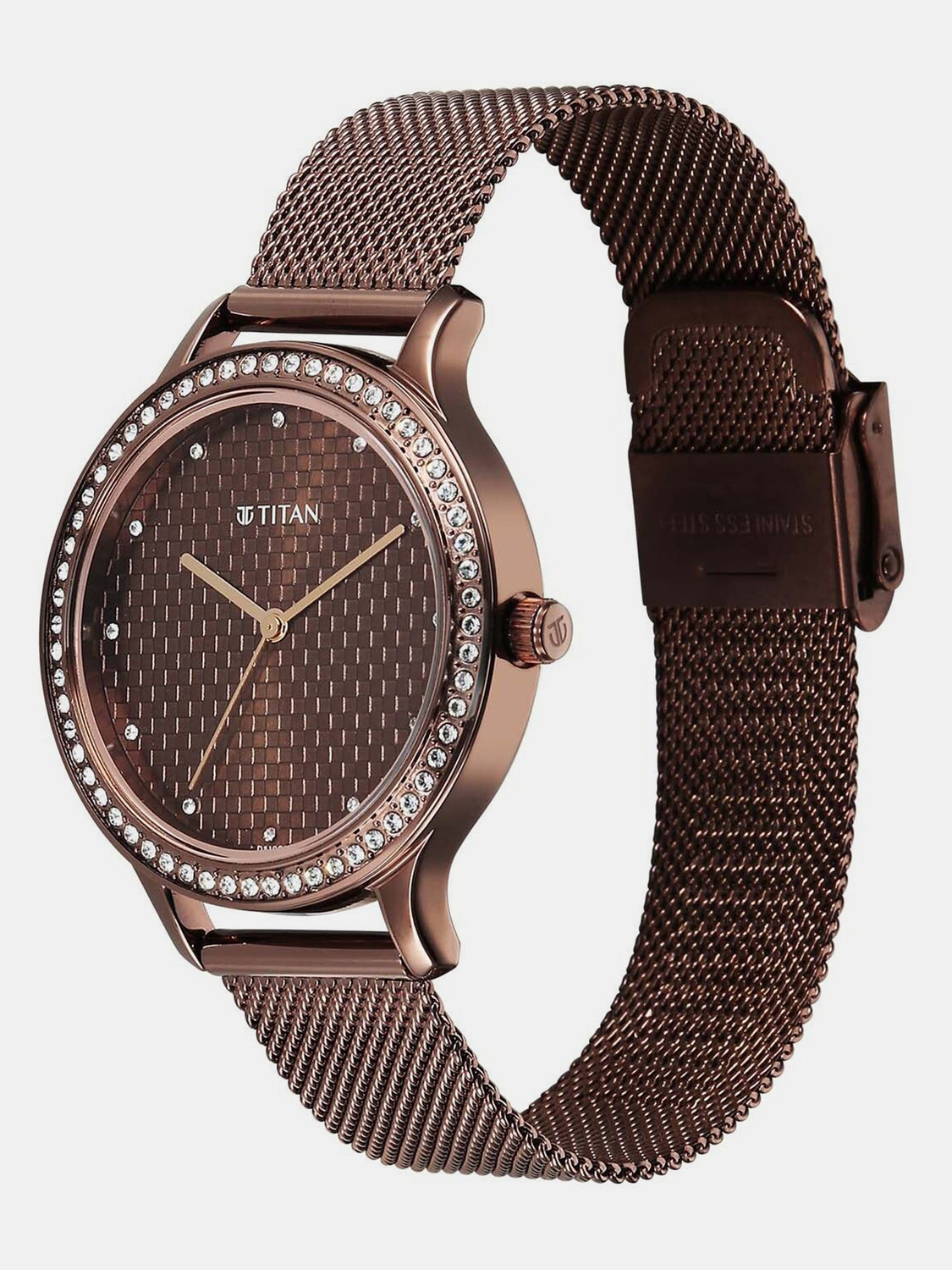 Image of Titan Ladies Purple Titan Ladies Purple Brown Round Dial Women's Watch / Analog Watch - For Women