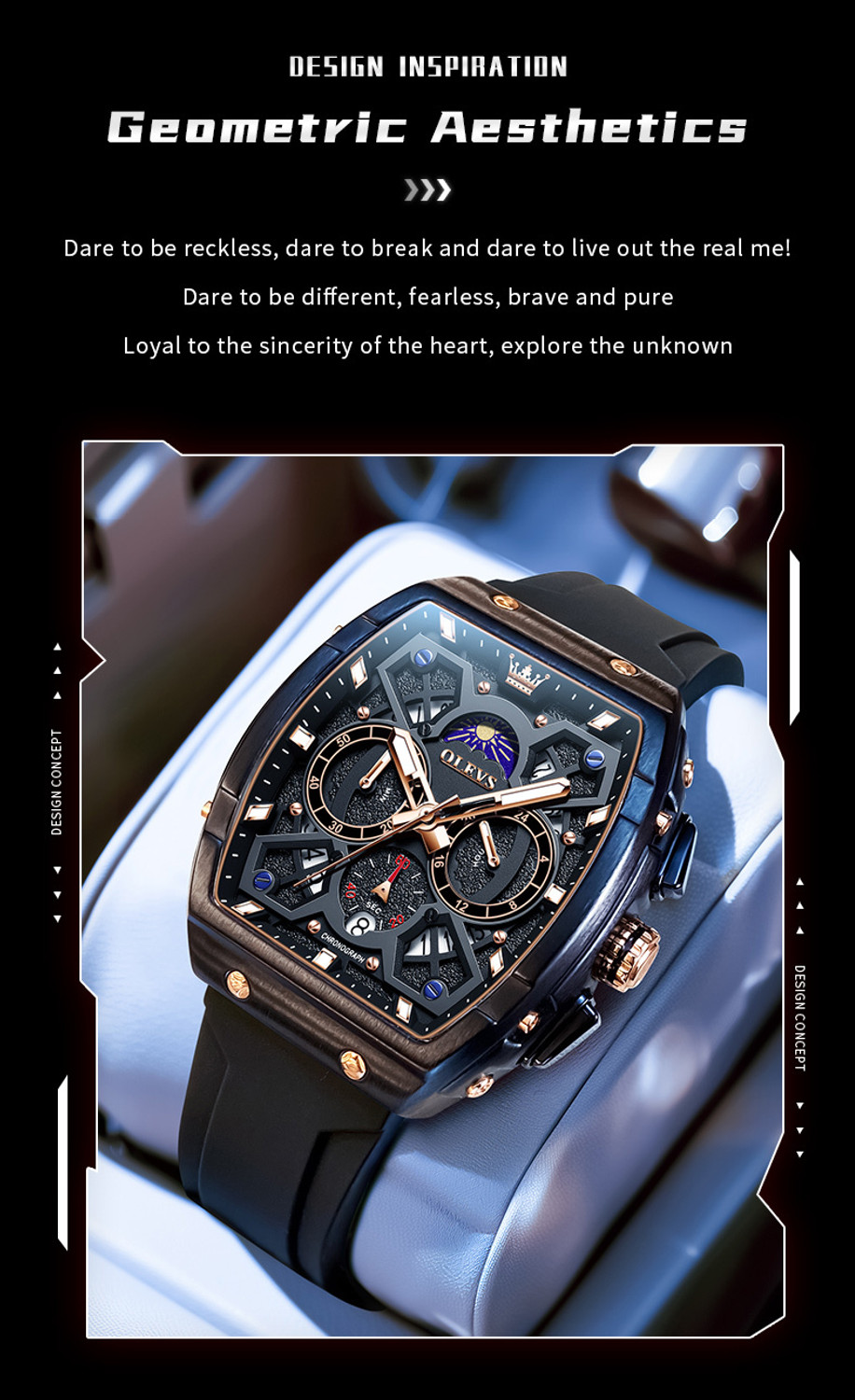 Image of OLEVS OL2942M-3 Analog Watch - For Men