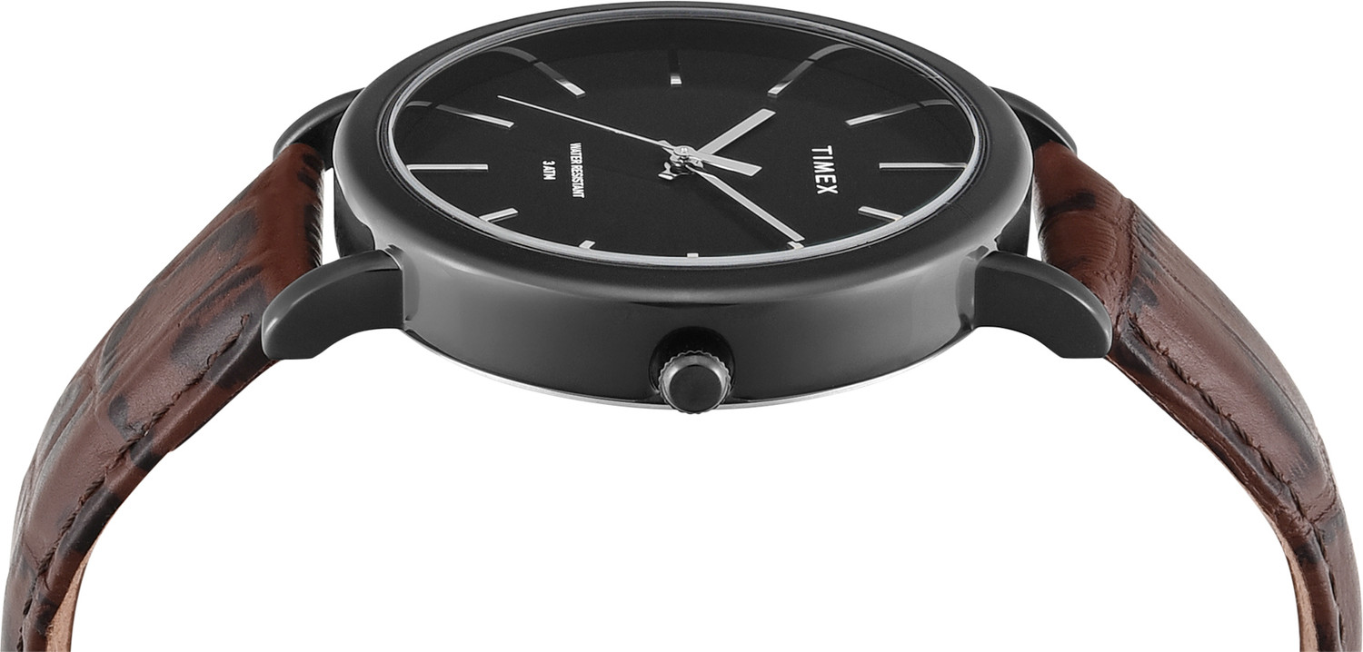 Image of TIMEX Black Dial Analog Watch - For Men