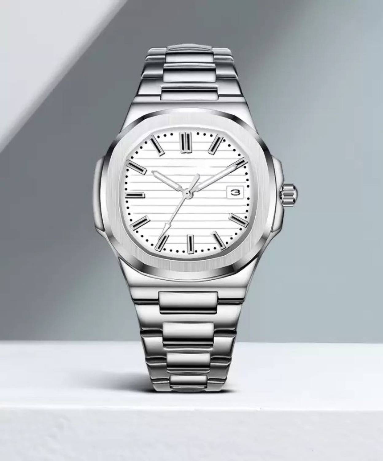ZIANICO DRM020 White Dial Men's Watch - Image 3