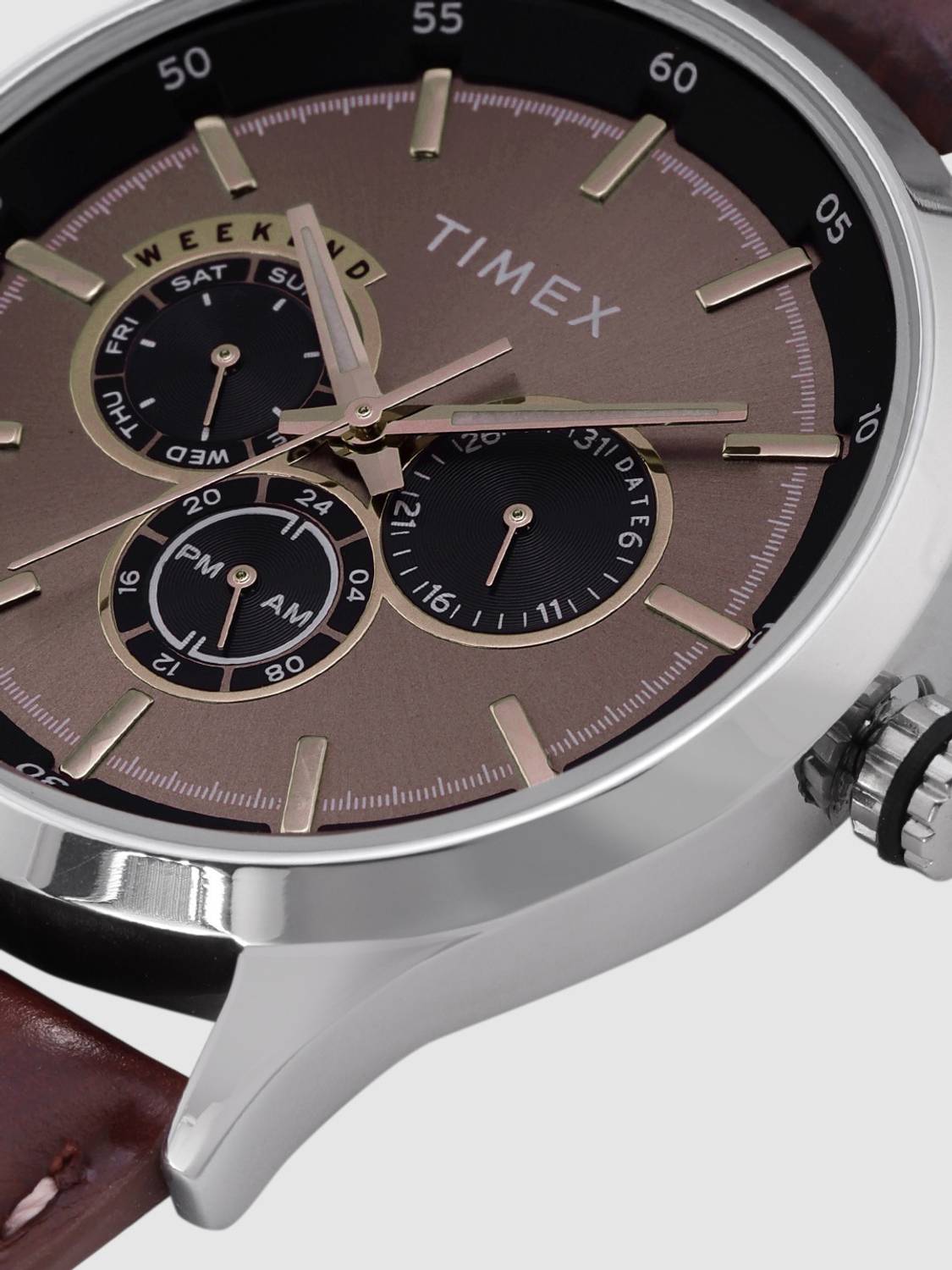 TIMEX 43mm Grey Dial Analog Watch - Men - Image 3