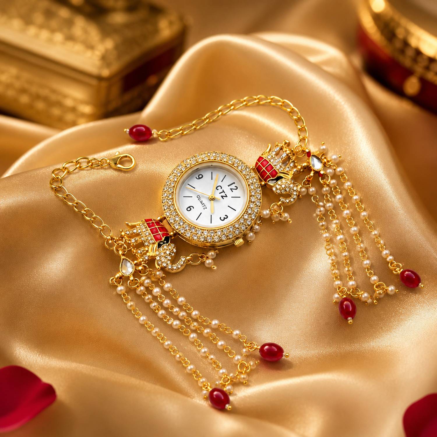 ShrutiHandcraft Ethnic Analog Watch - Women - Image 5