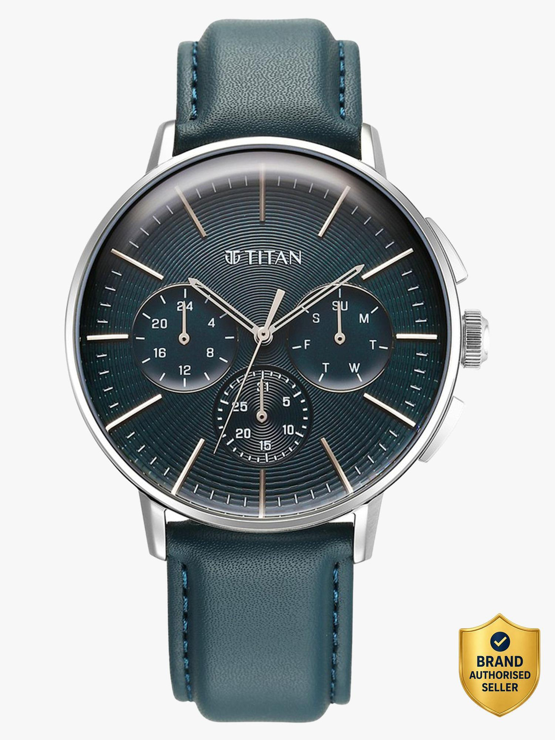 Image of Titan Titan Silver Round Dial Stainless Steel Watch For Men Analog Watch - For Men