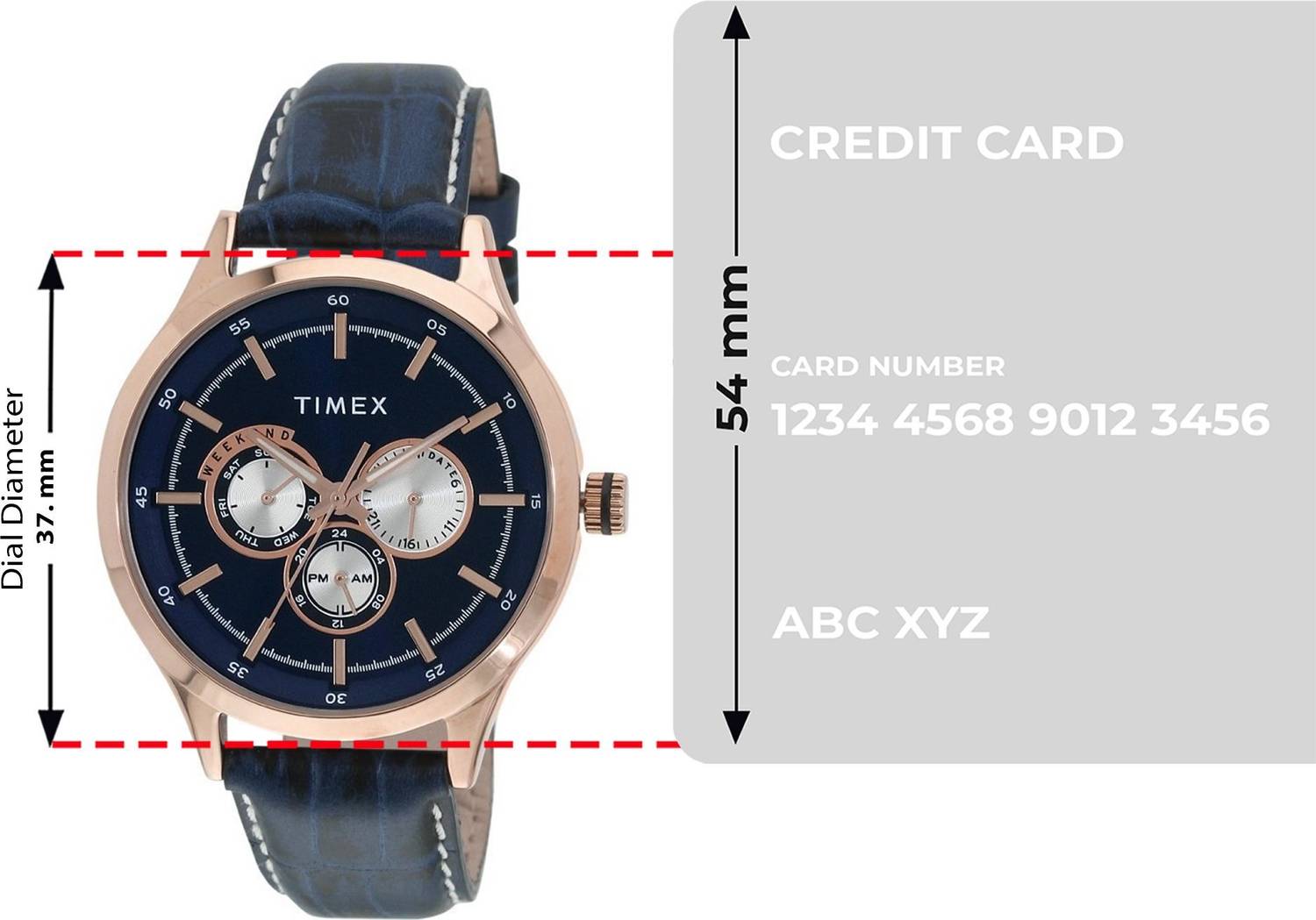TIMEX Blue Dial Analog Watch For Men - Image 4