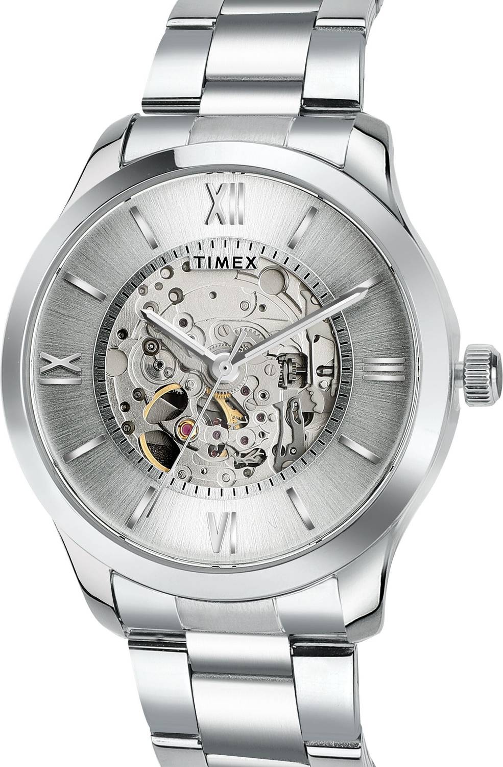TIMEX TWEG208SMU04 Automatic Silver Dial Watch - Men - Image 4