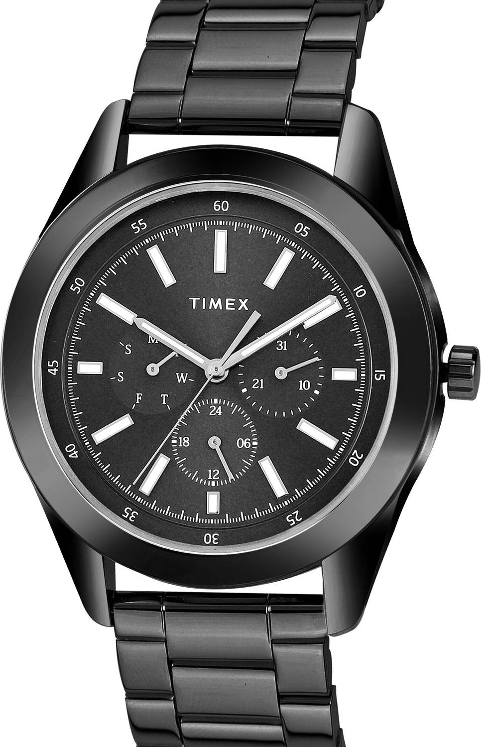 TIMEX Multi Function Black Dial Analog Watch for Men - Image 3