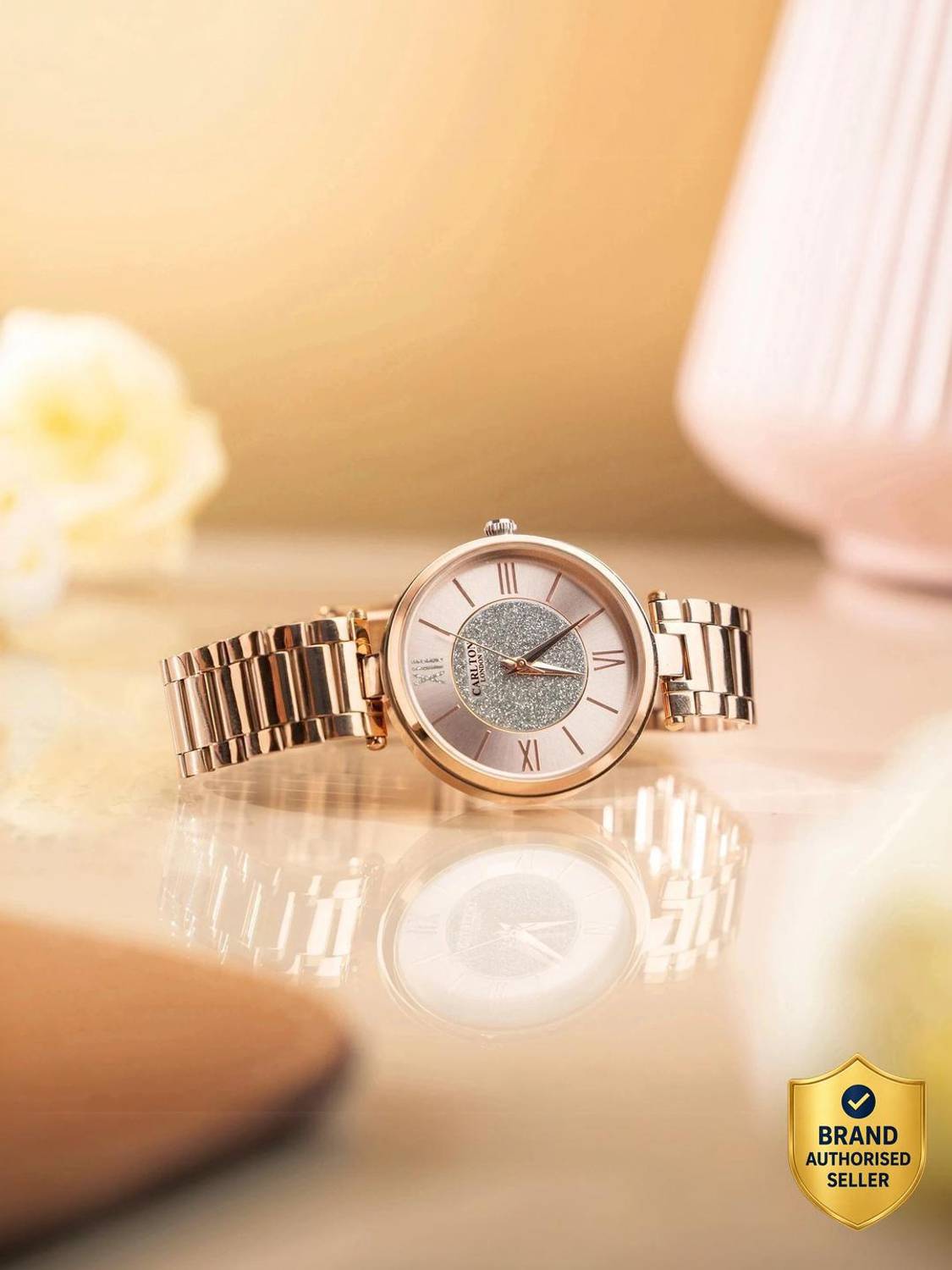 CARLTON LONDON CLRGSPNK Carlton London Women Analog Rose Gold Watch Analog Watch - For Women