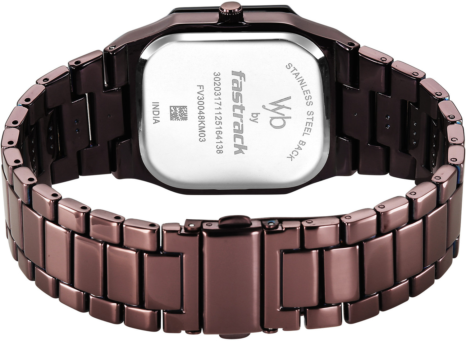 Image of Fastrack Vyb Pioneer Fastrack Vyb Pioneer Quartz Black Dial Brown Strap Analog Watch - For Men