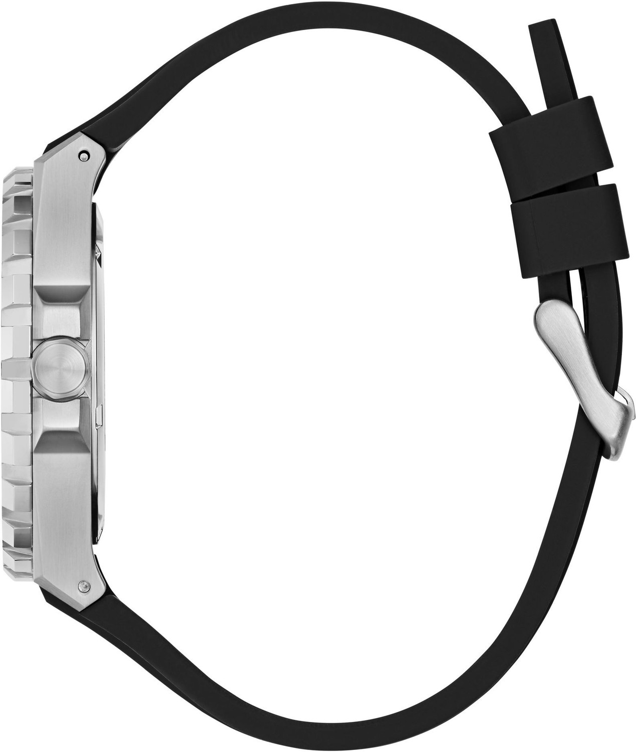 Image of GUESS GW0906G1 Black Round Analog Watch - For Men