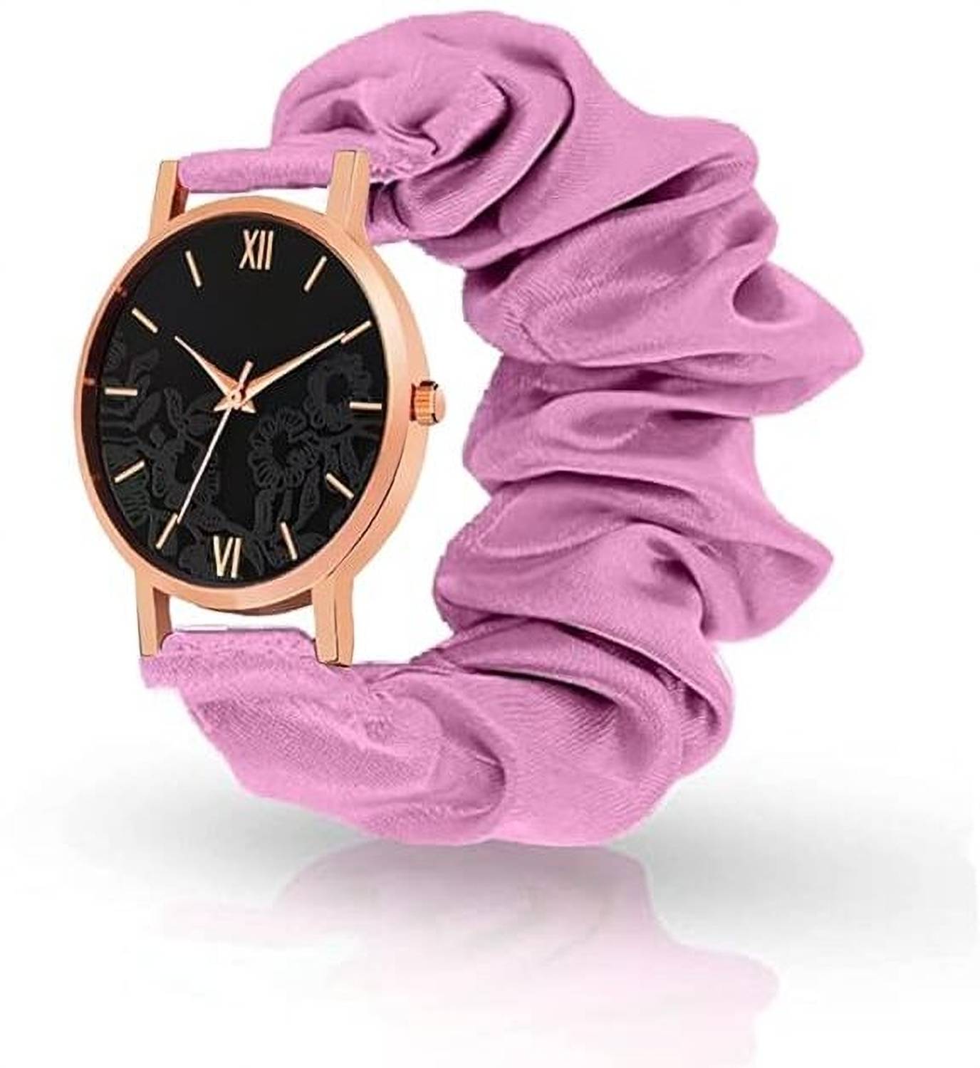 Anaiza W BLACK DIAL RIBBIN STRAP-PURPLE Analog Watch  - For Women