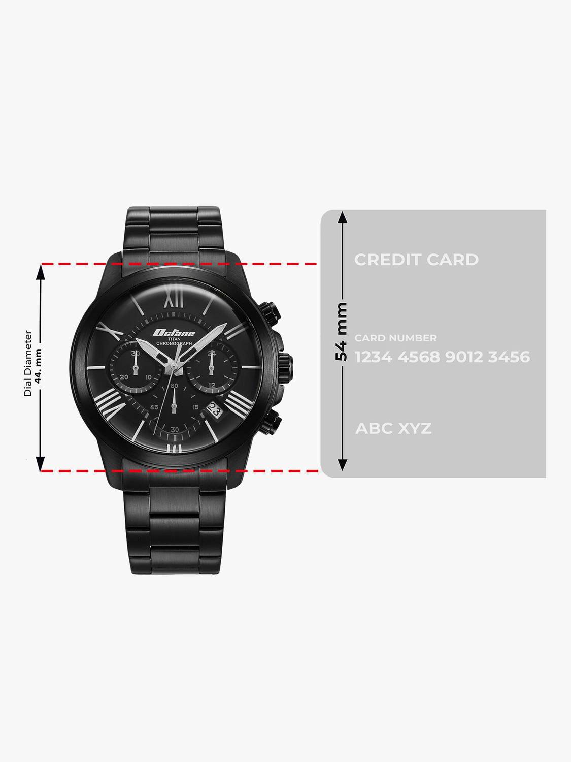 Titan Octane Chronograph Black Dial Men's Watch - Image 4