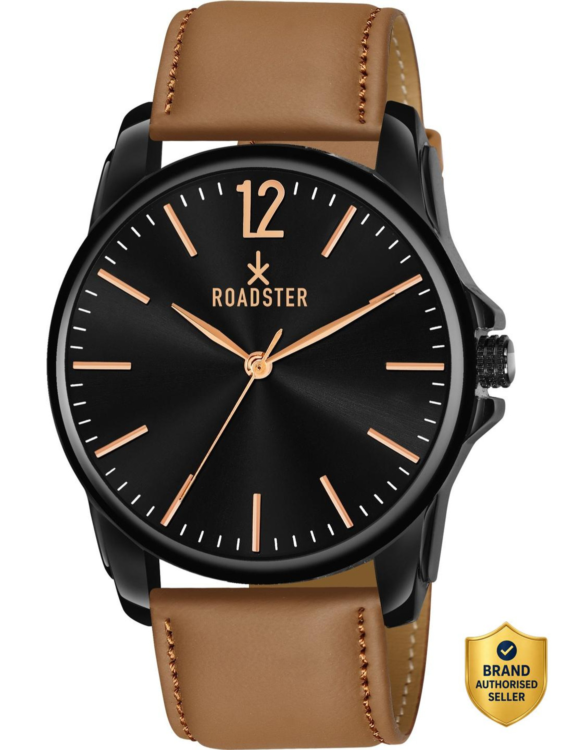 Image of Roadster RD-14-Black Big Dial Analog Watch - For Men